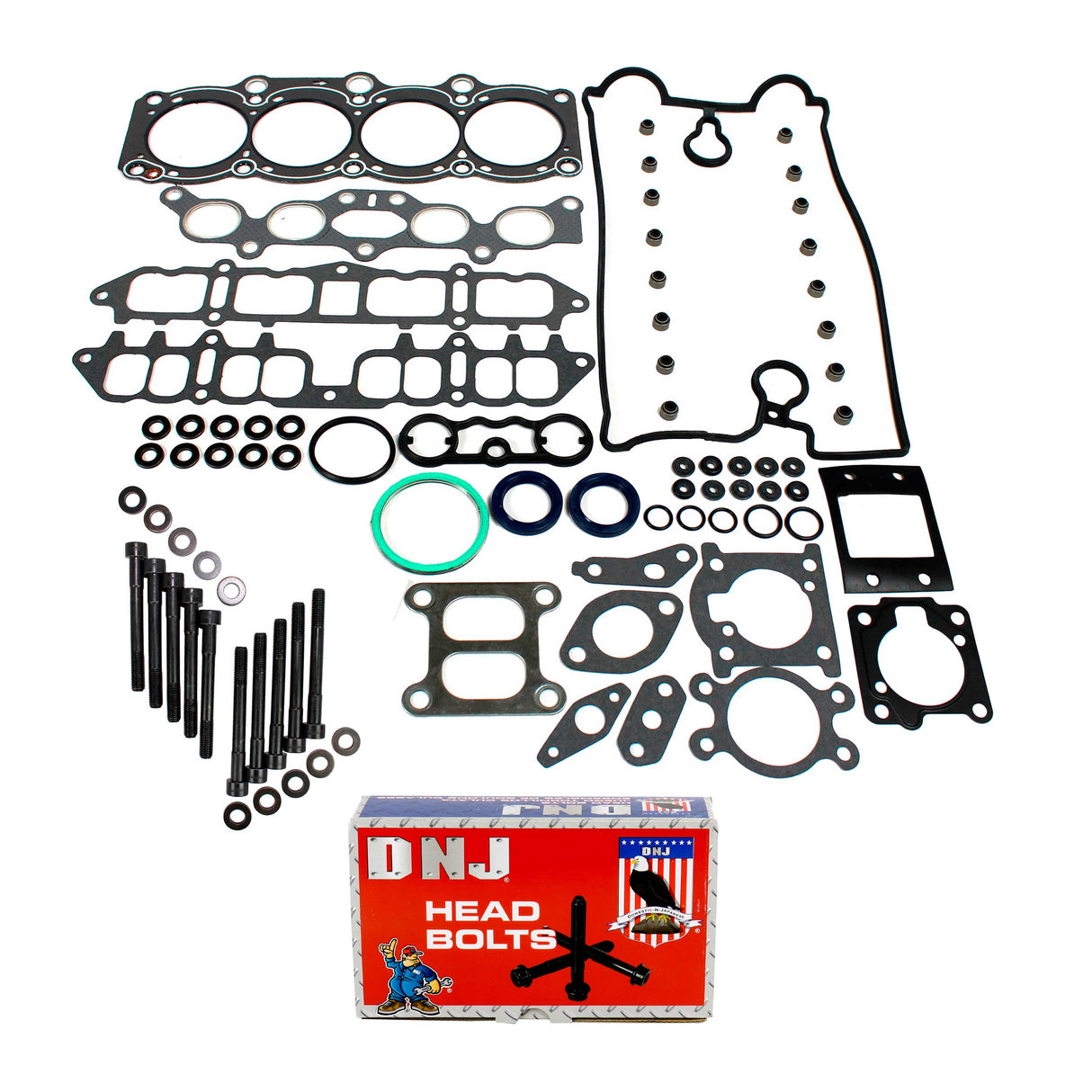 Cylinder Head Gasket set with Head Bolt Kit 1990-1995 Toyota 2.0L