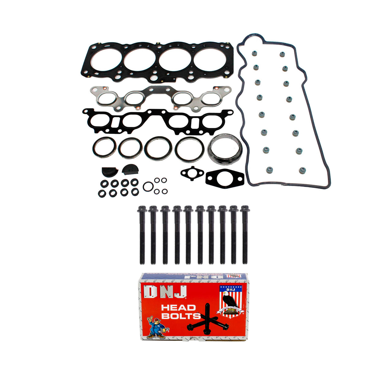 Cylinder Head Gasket set with Head Bolt Kit 1996-2000 Toyota 2.0L