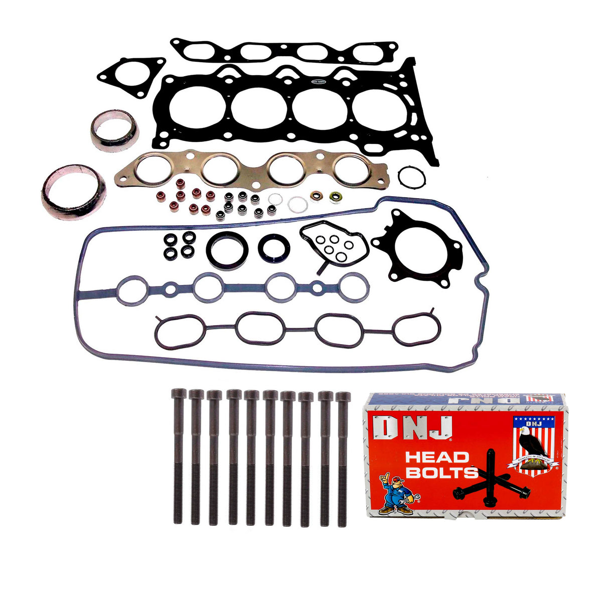 Cylinder Head Gasket set with Head Bolt Kit 2000-2018 Scion,Toyota 1.5L