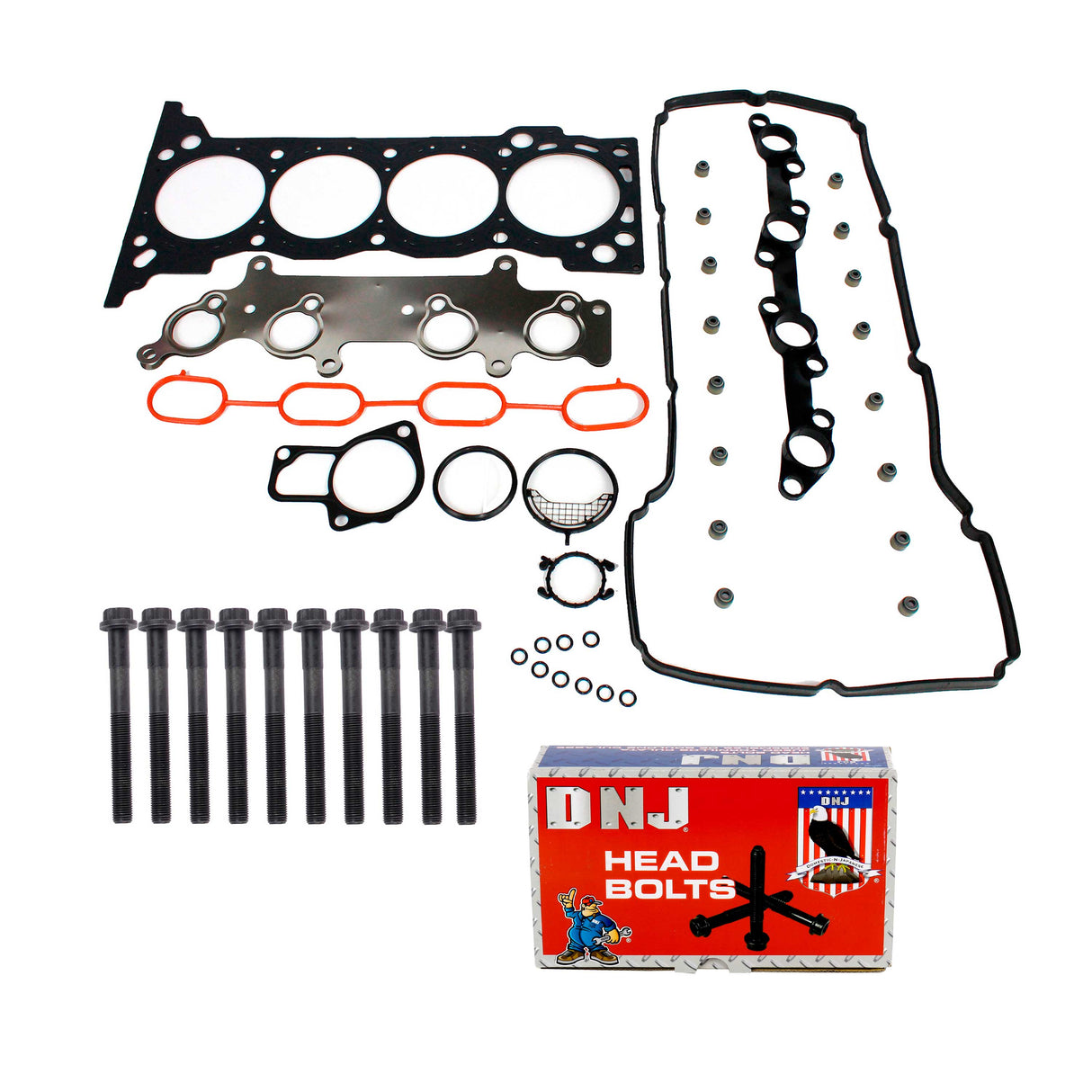 Cylinder Head Gasket set with Head Bolt Kit 2005-2020 Toyota 2.7L