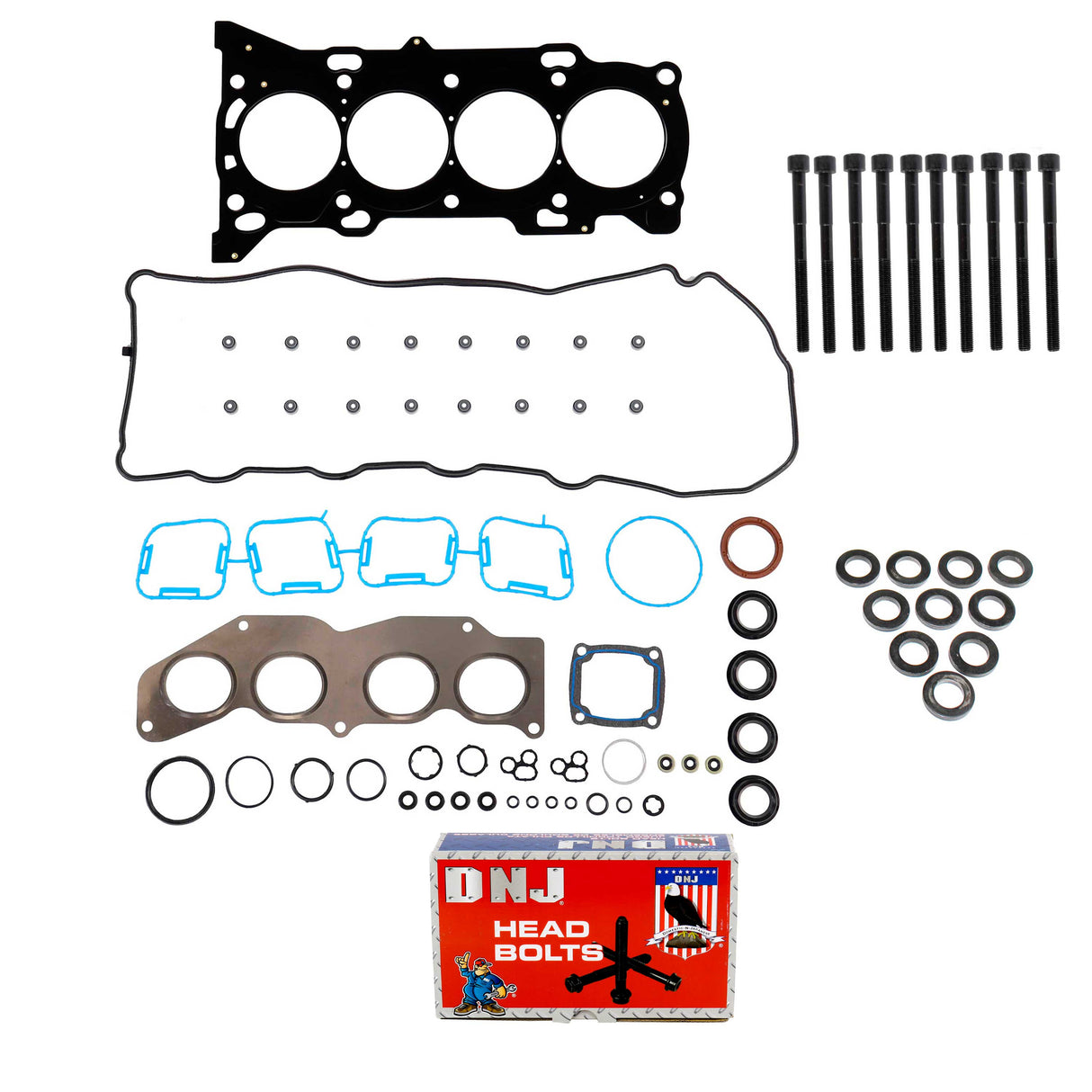 Cylinder Head Gasket set with Head Bolt Kit 2009-2019 Scion,Toyota 2.5L-2.7L