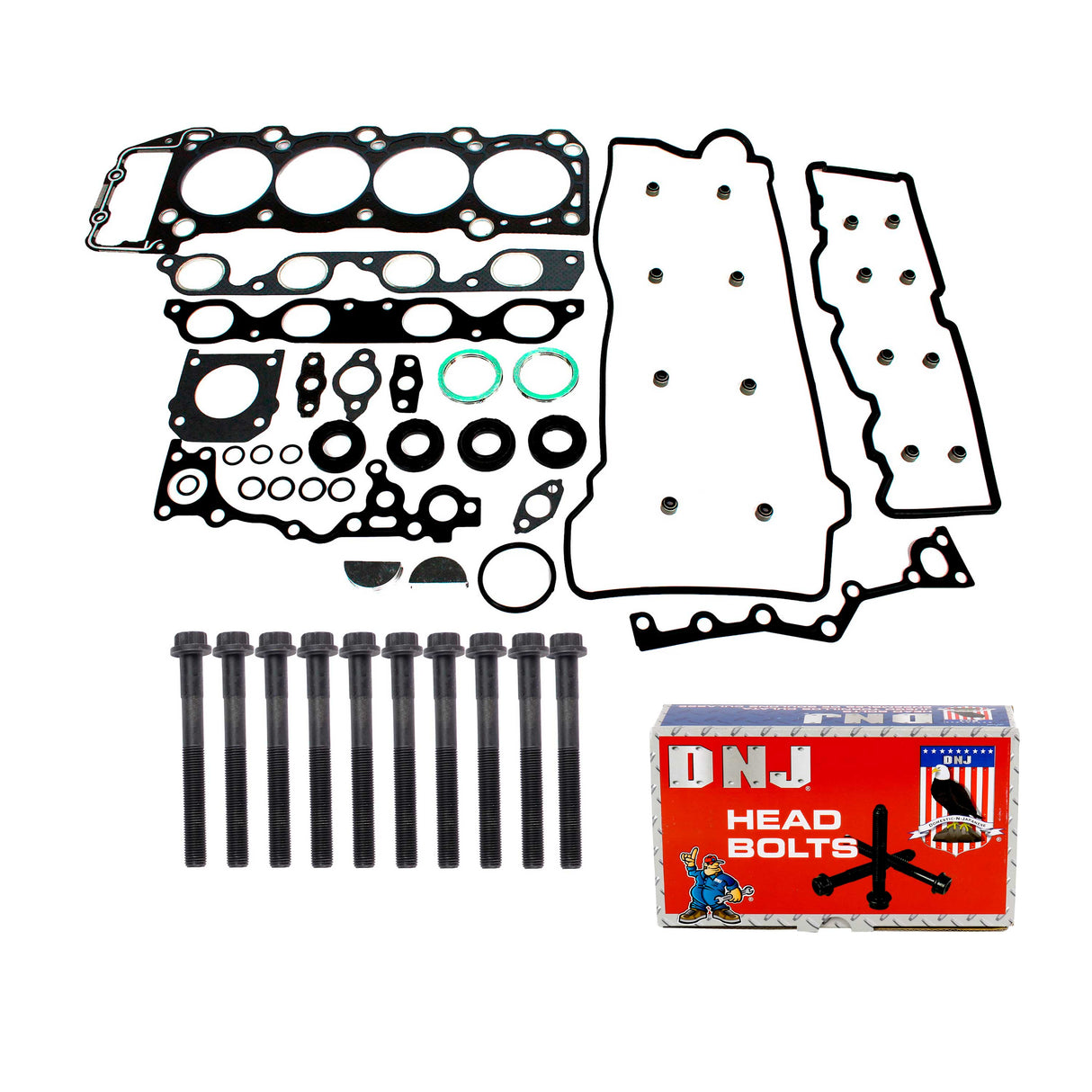 Cylinder Head Gasket set with Head Bolt Kit 1991-1997 Toyota 2.4L