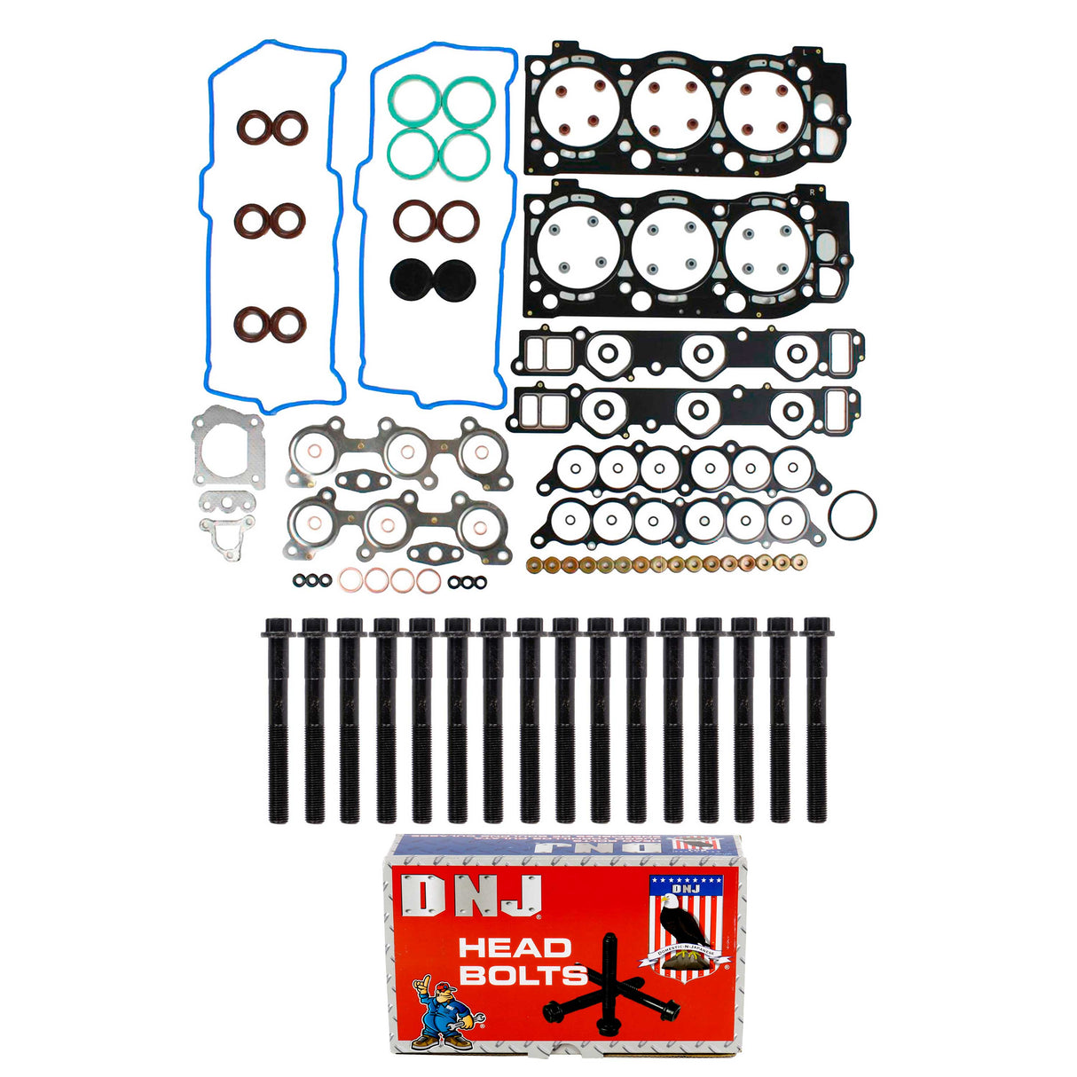 Cylinder Head Gasket set with Head Bolt Kit 1995-2004 Toyota 3.4L