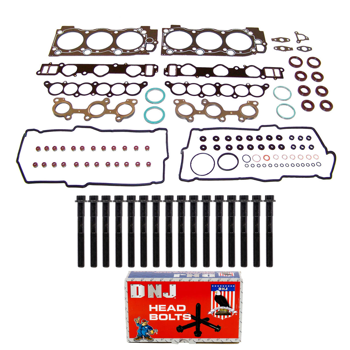 Cylinder Head Gasket set with Head Bolt Kit 1999-2004 Toyota 3.4L