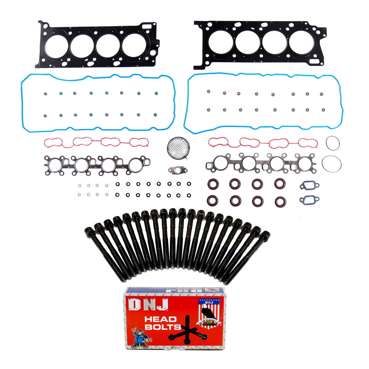 Cylinder Head Gasket set with Head Bolt Kit 2007-2021 Lexus,Toyota 4.6L-5.7L