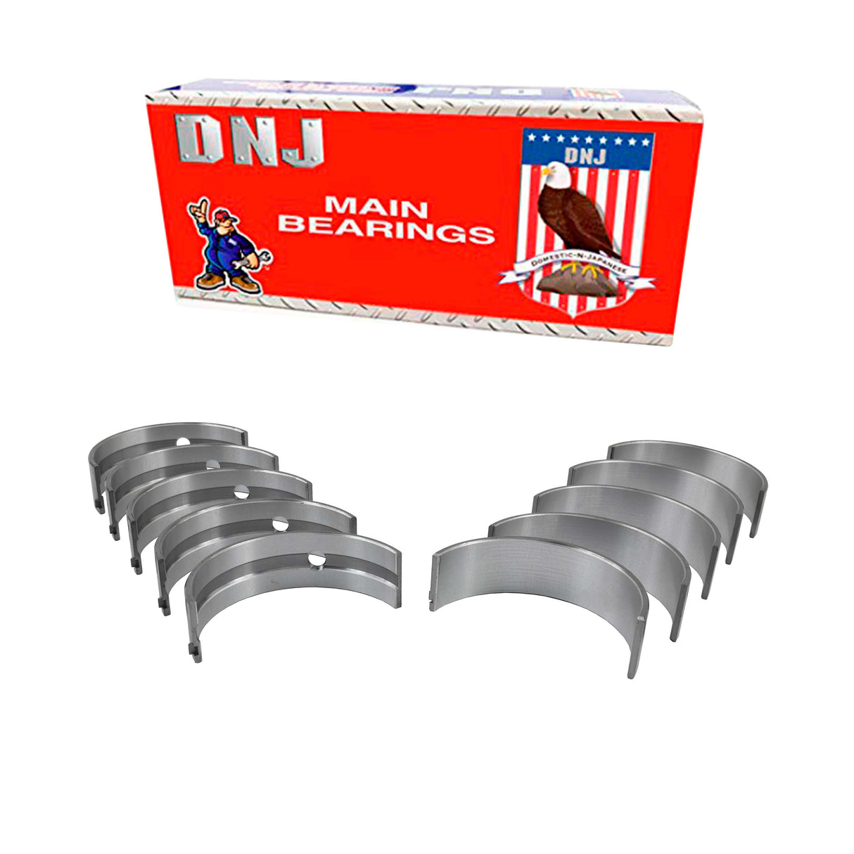 Main Bearings Set Fits 2014-2020 Hyundai 2.0L (Oversizes Available)