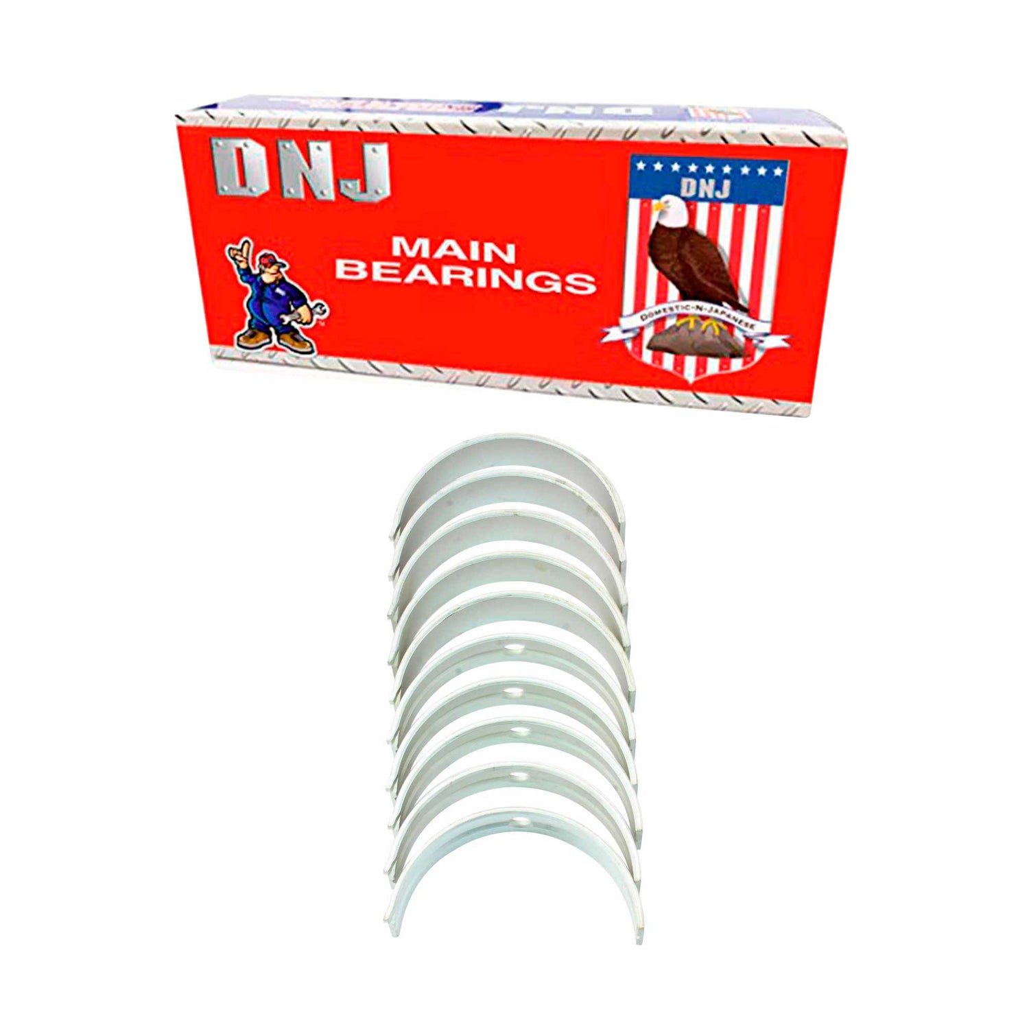 Main Bearings Set (Oversizes Available) 2001-2016 Chevrolet 6.6L