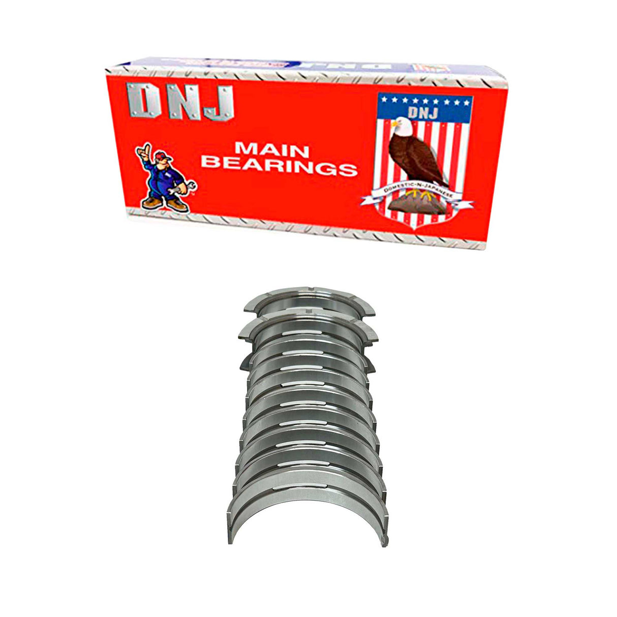 Crankshaft Main Bearing Set 1969-1976 Ford,Mercury 5.8L (Oversizes Available)