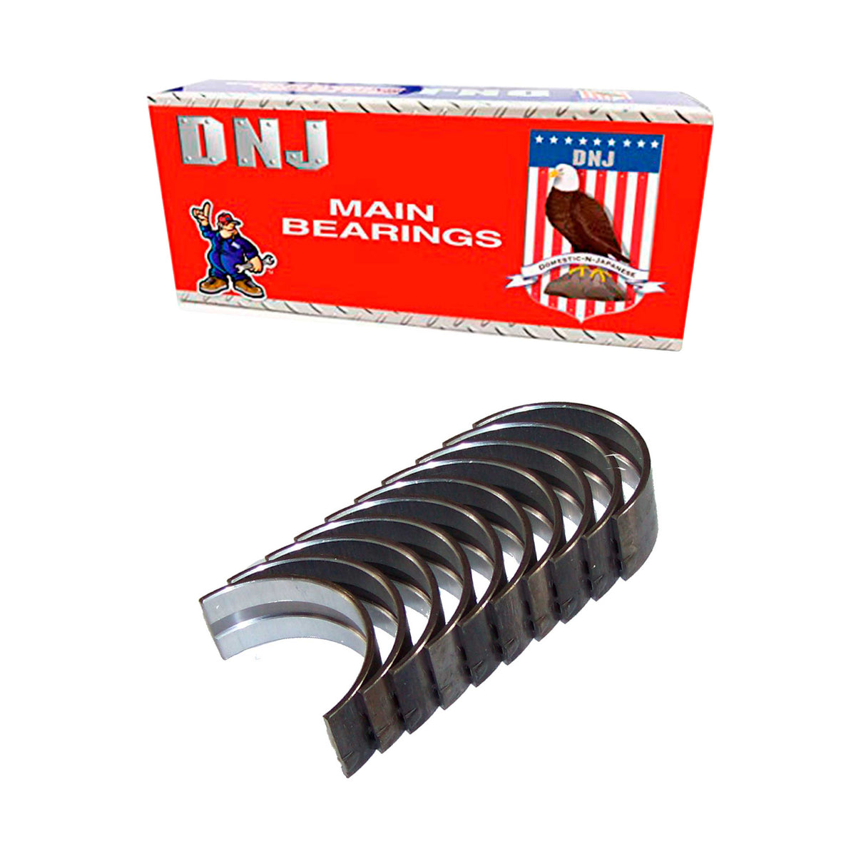 Main Bearings Set (Oversizes Available) 1980-1983 Toyota 1.5L