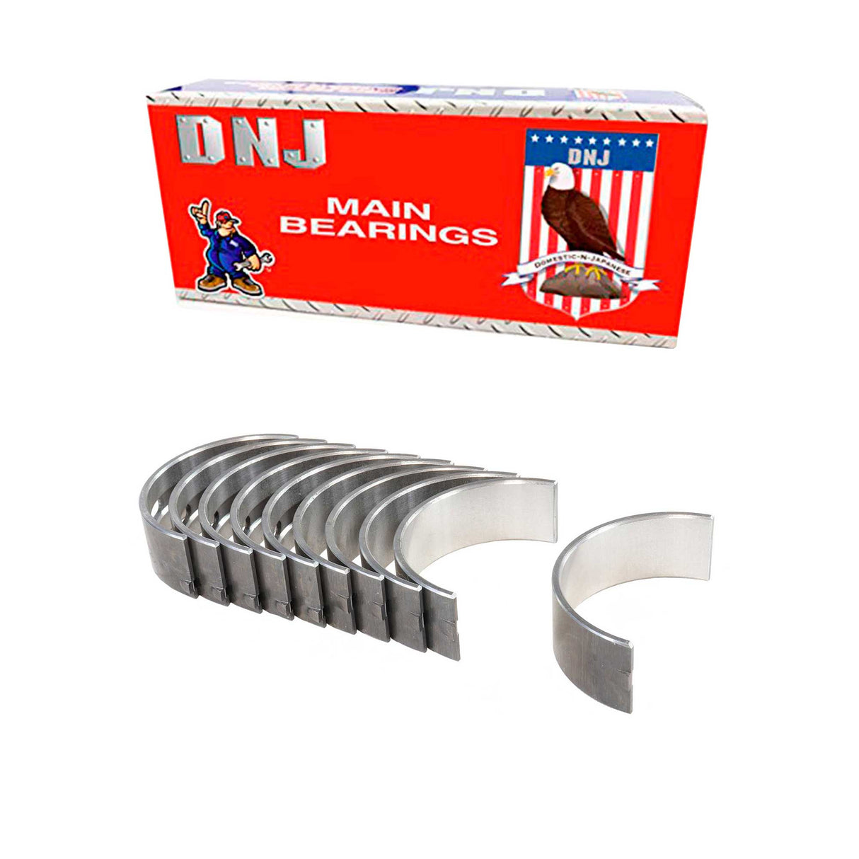 Main Bearings Set (Oversizes Available) 1998-2008 Chevrolet 1.8L