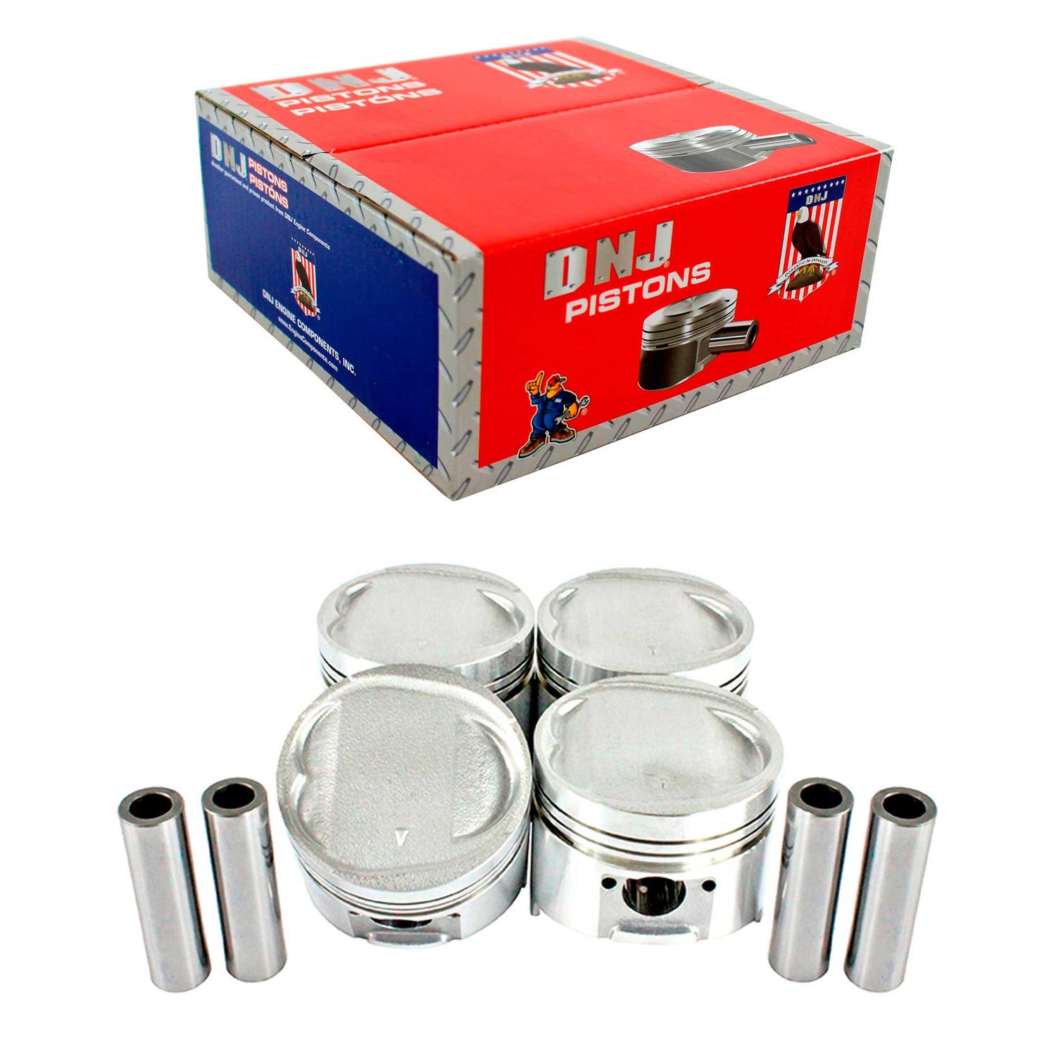 Piston Set 1987-1992 Dodge,Mitsubishi,Plymouth 2.0L (Oversizes Available)