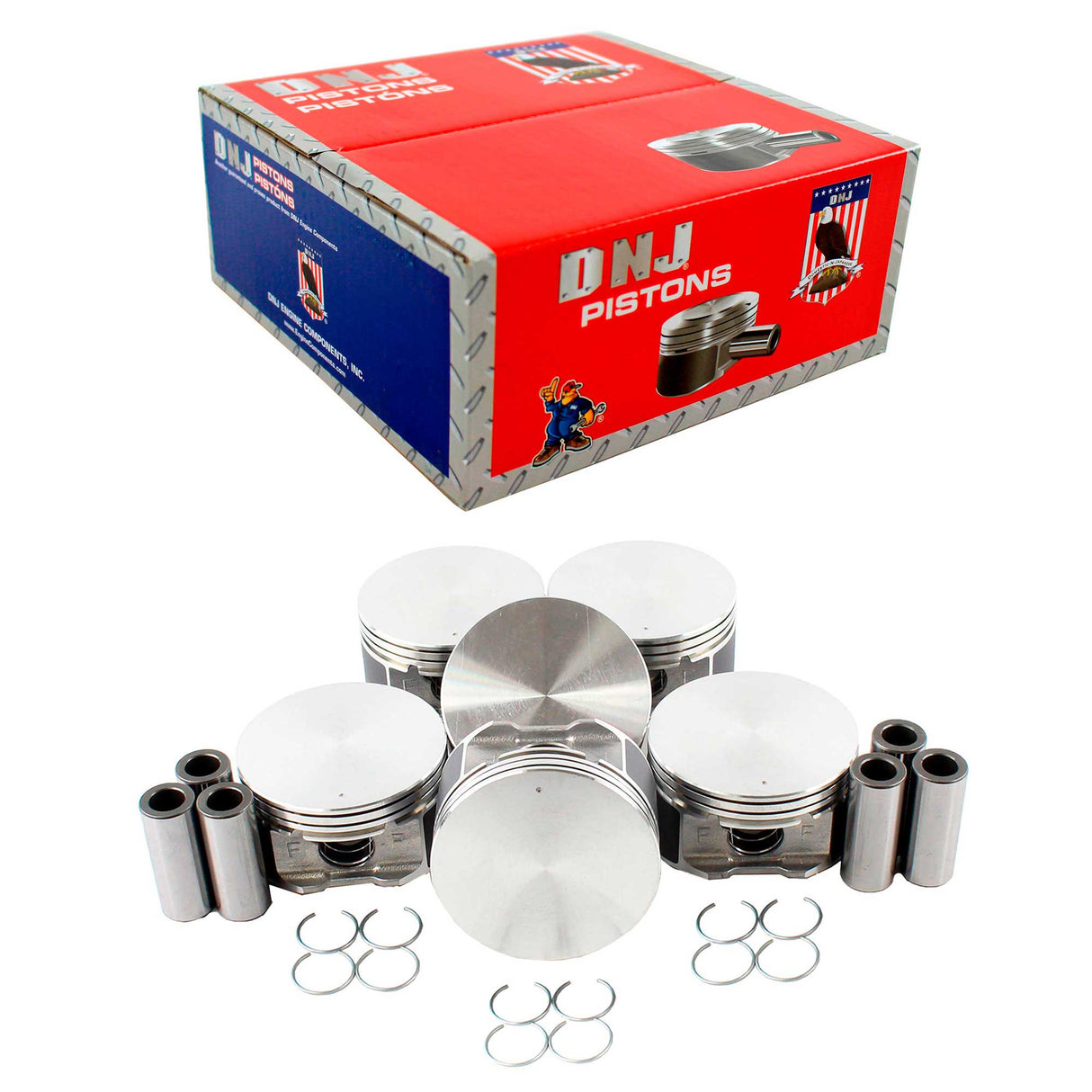 Standard size Complete Piston Set 1991-1997 Chrysler 3.8L (Oversizes Available)