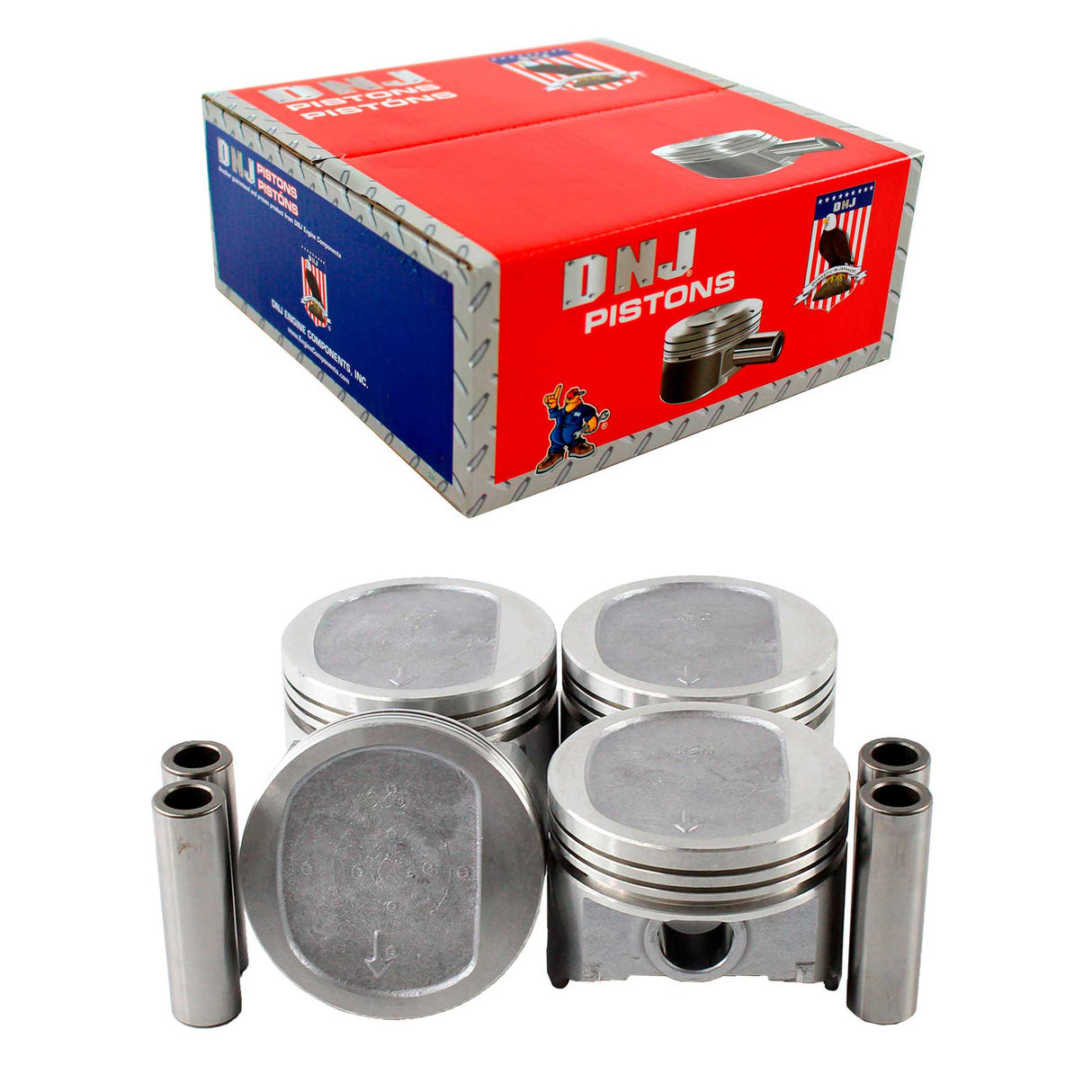 Piston Set (Oversizes Available) 1994-1995 Jeep 2.5L