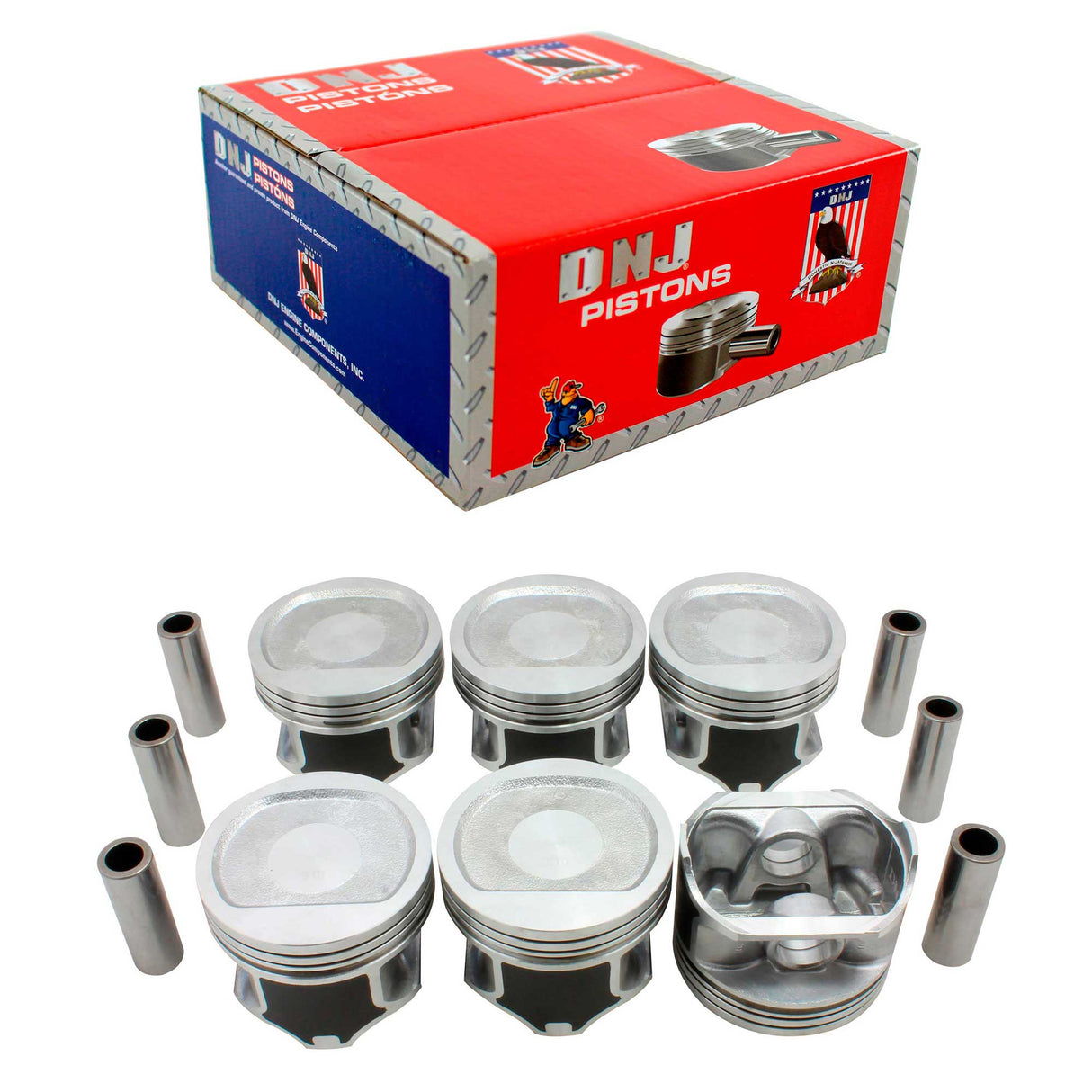 Piston Set 1996-2006 Jeep 4.0L (Oversizes Available)