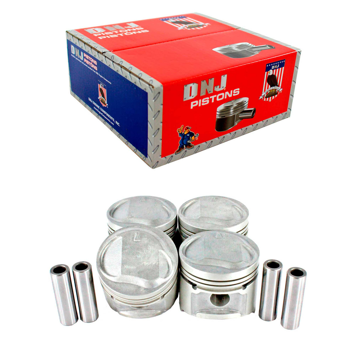 Piston Set 1990-1994 Eagle,Mitsubishi,Plymouth 1.8L (Oversizes Available)