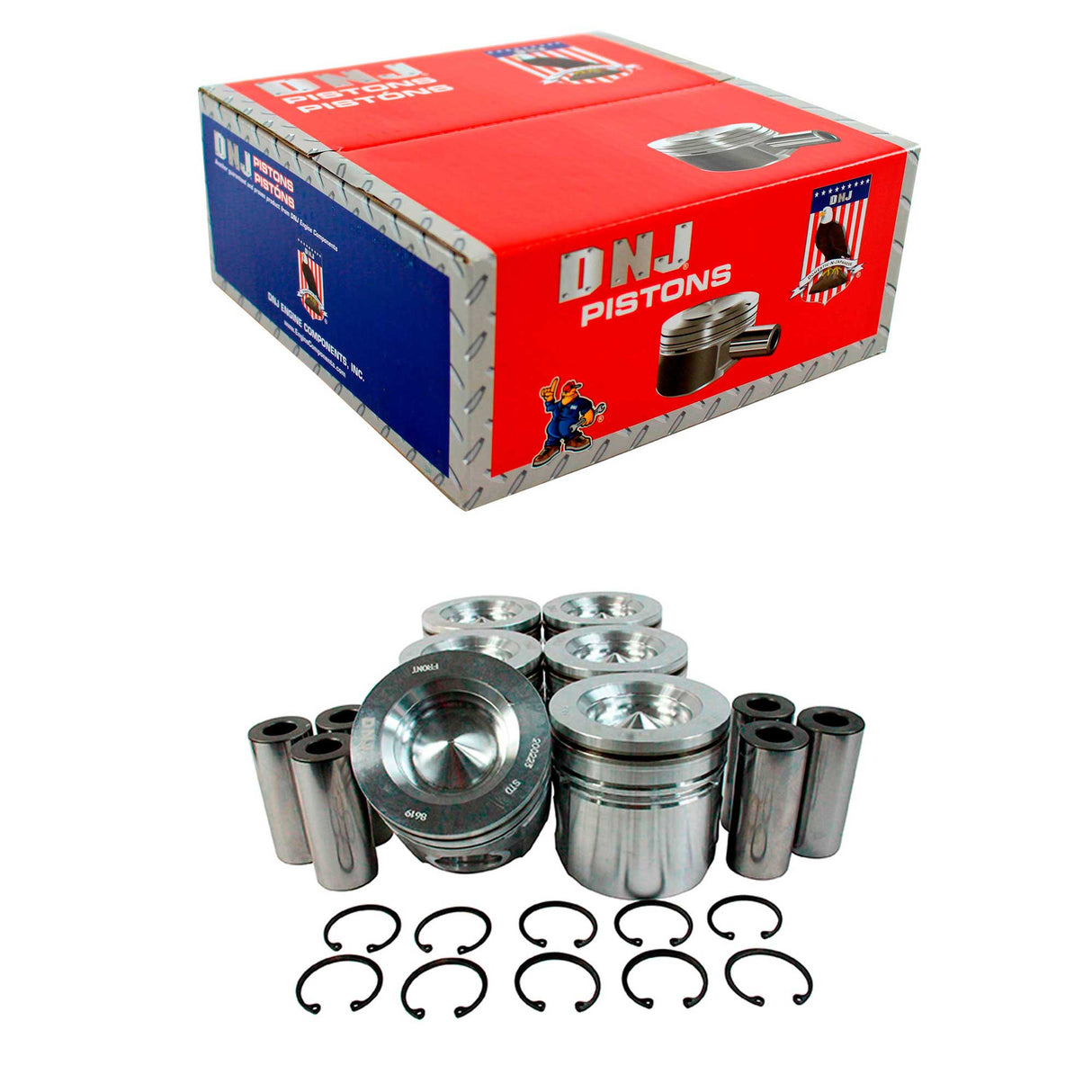 Piston Set 2007-2017 Dodge,Ram 6.7L (Oversizes Available)