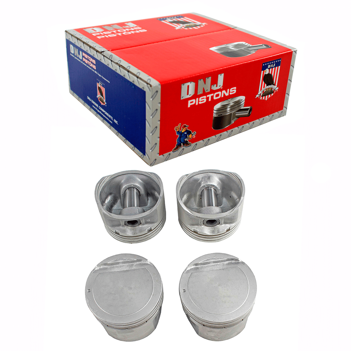 Piston Set 2001-2012 Hyundai Kia 2.0L (Oversizes Available)