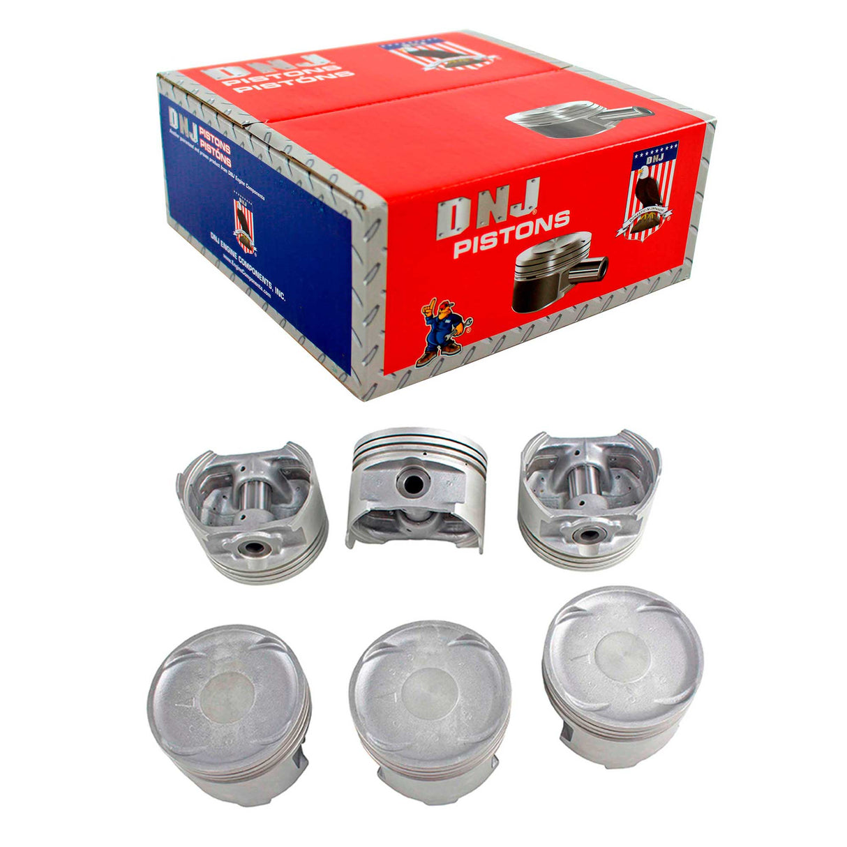 Piston Set (Oversizes Available) 1991-1999 Dodge 3.0L