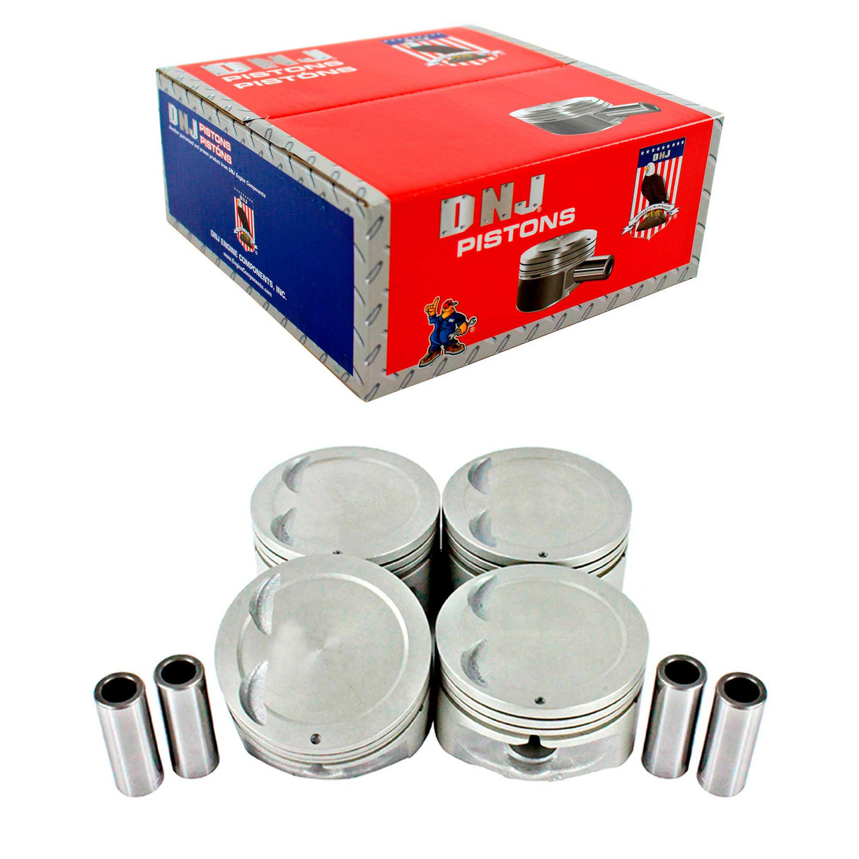 Piston Set 2001-2011 Hyundai,Kia 1.6L (Oversizes Available)