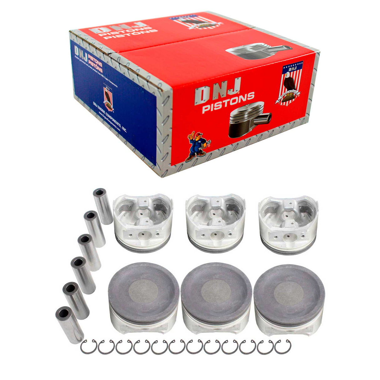Piston Set (Oversizes Available) 1997-2004 Mitsubishi 3.5L