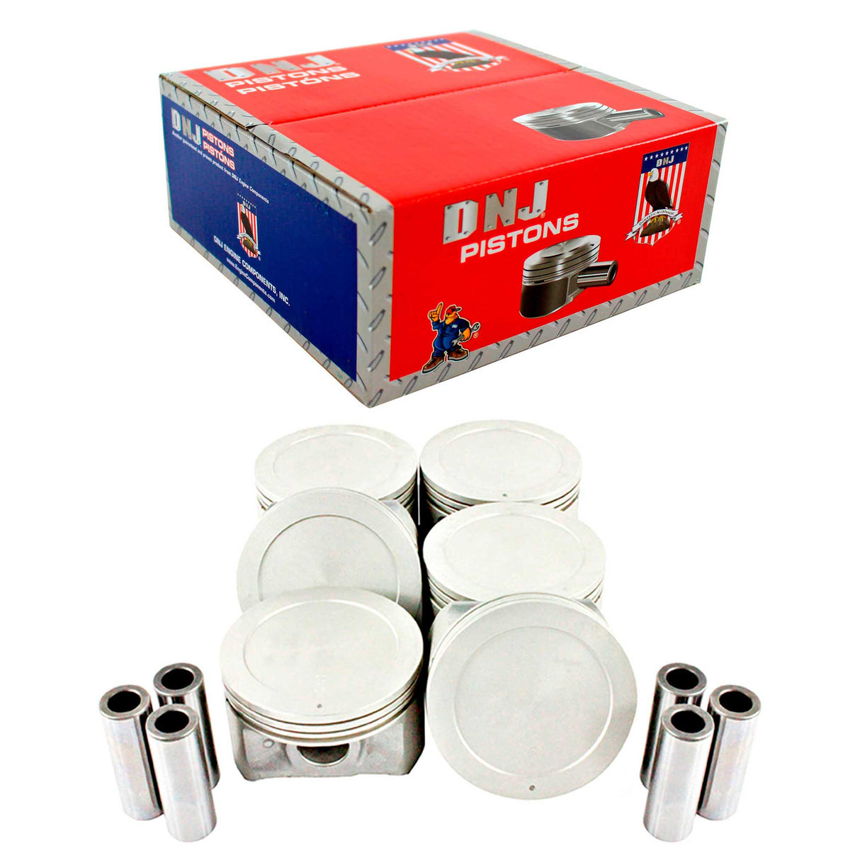 Piston Set 2001-2006 Hyundai,Kia 2.7L (Oversizes Available)