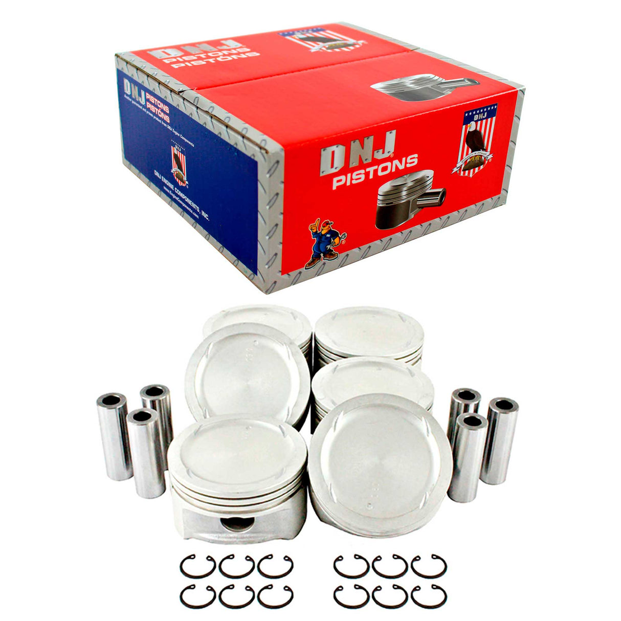 Piston Set (Oversizes Available) 2002-2006 Hyundai 3.5L