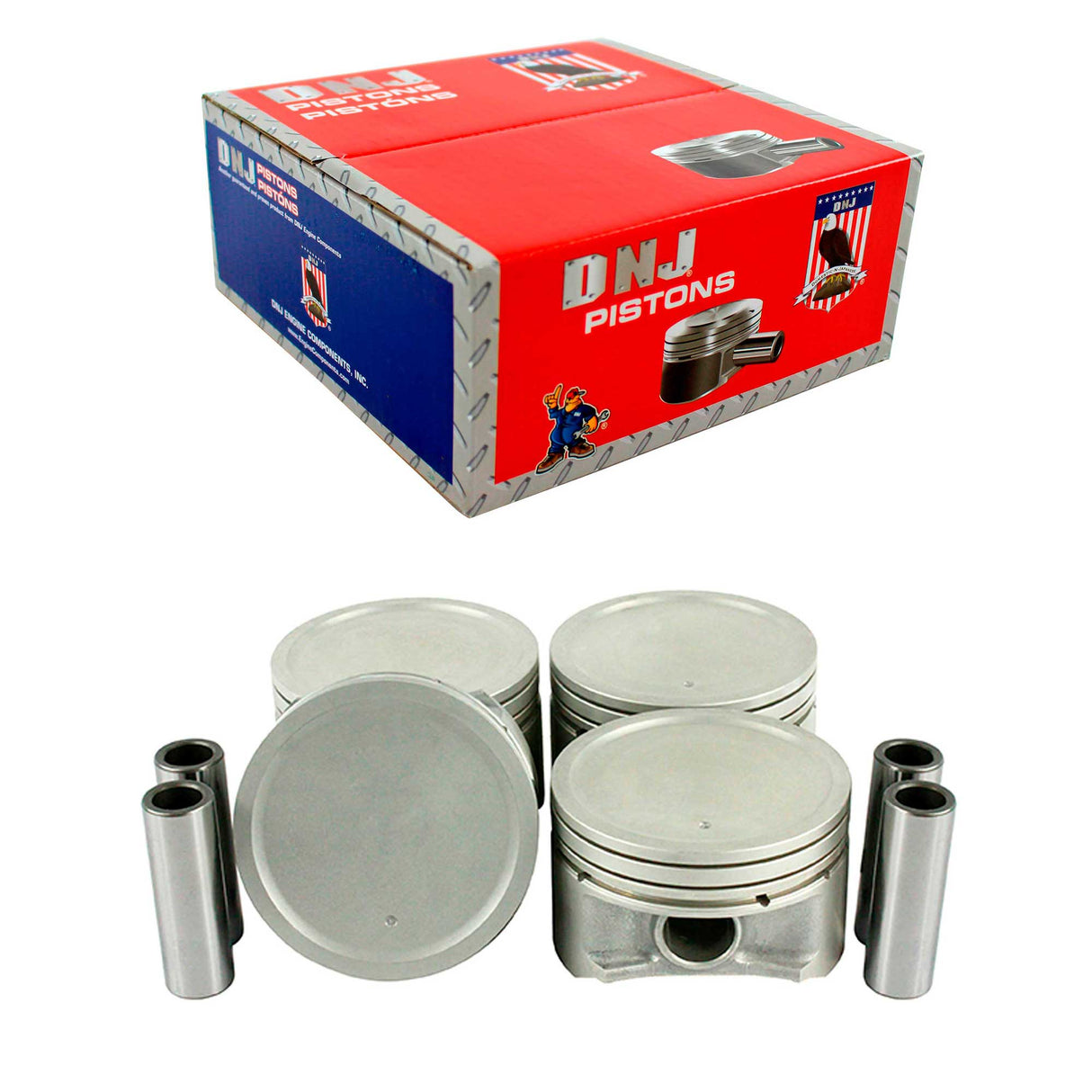 Piston Set 2002-2007 Mitsubishi 2.0L (Oversizes Available)