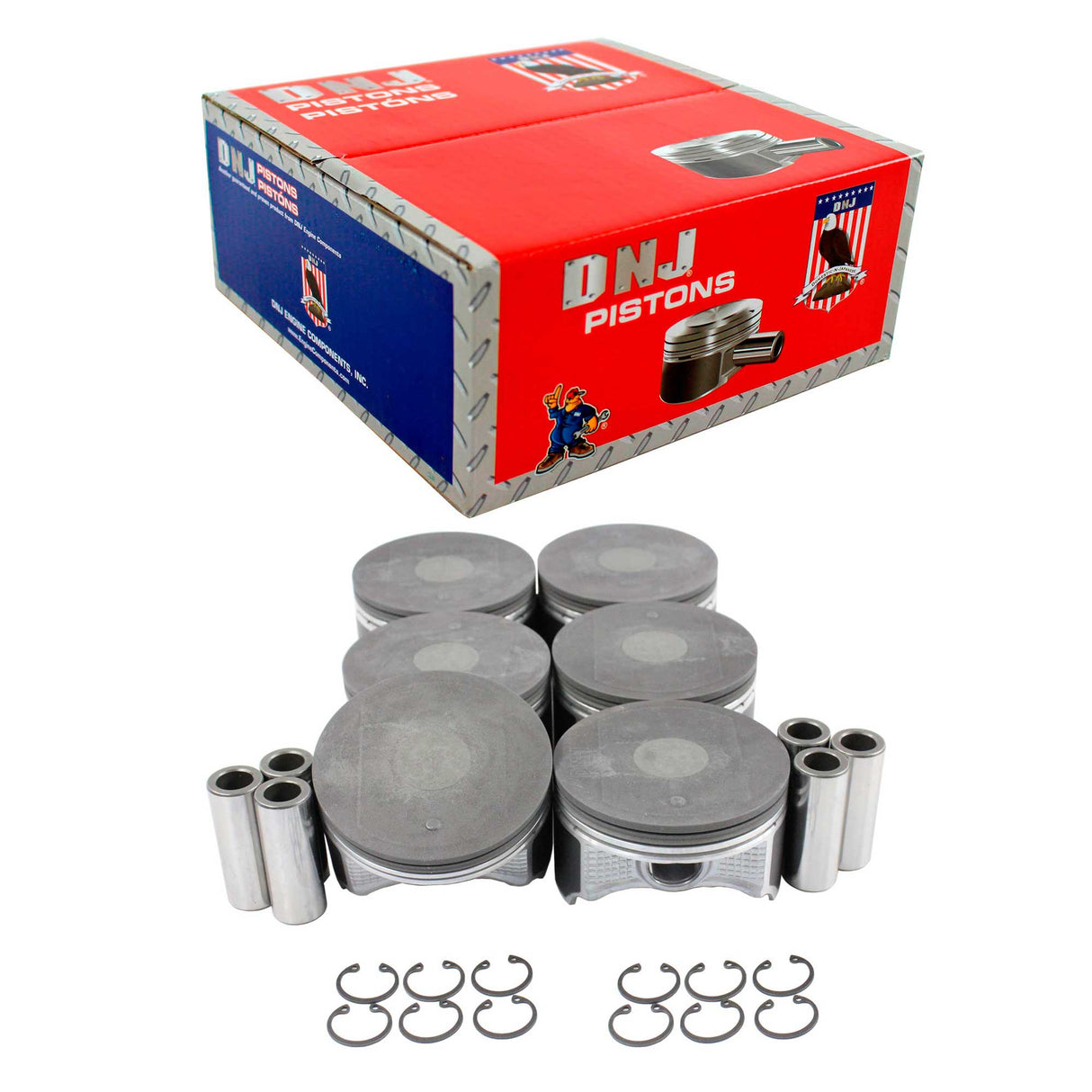 Piston Set (Oversizes Available) 2003-2011 Mitsubishi 3.8L