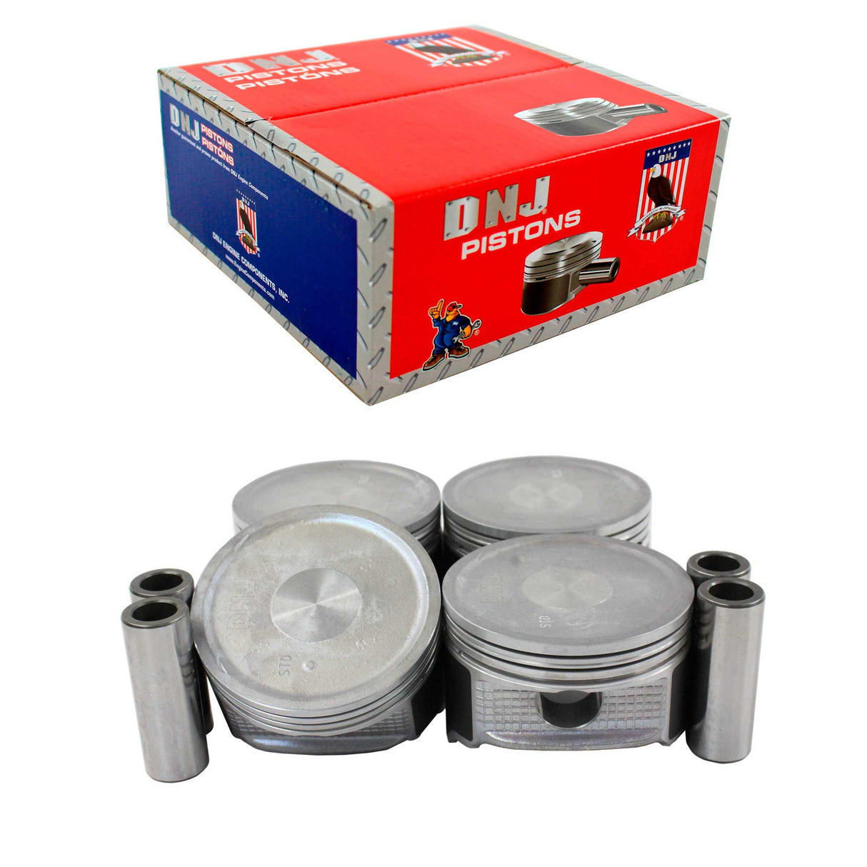 Piston Set (Oversizes Available) 2004-2012 Mitsubishi 2.4L
