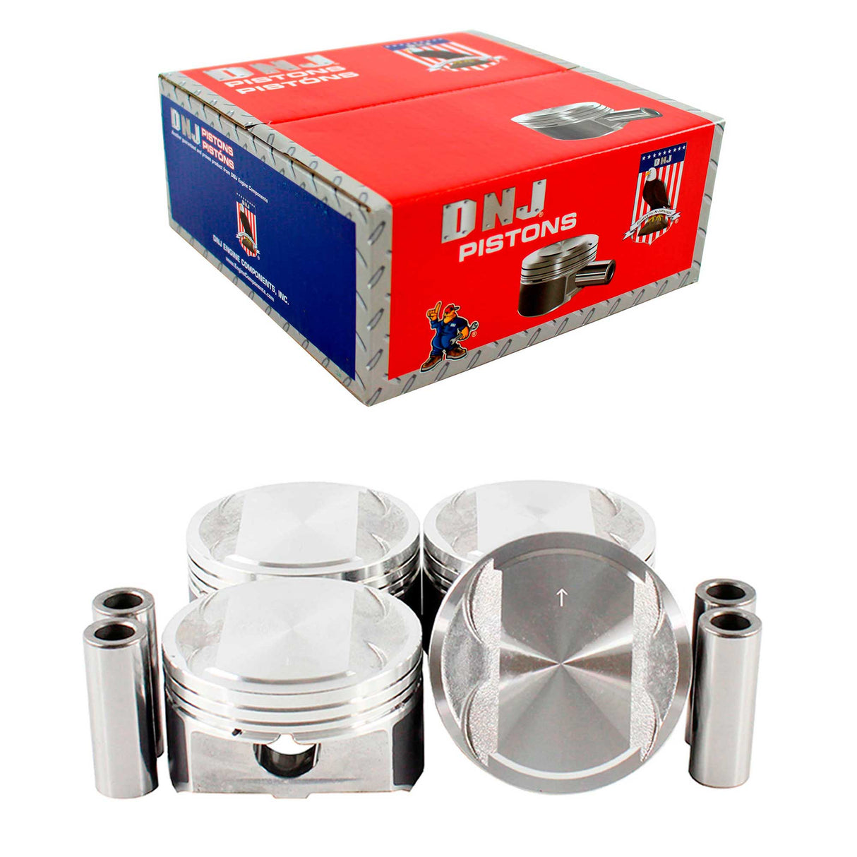 Piston Set 2007-2017 Dodge,Hyundai,Jeep,Kia 1.8L-2.0L (Oversizes Available)