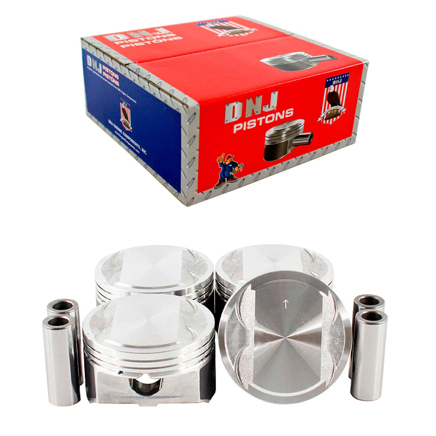 Piston Set 2007-2017 Dodge,Hyundai,Jeep,Kia 1.8L-2.0L (Oversizes Available)