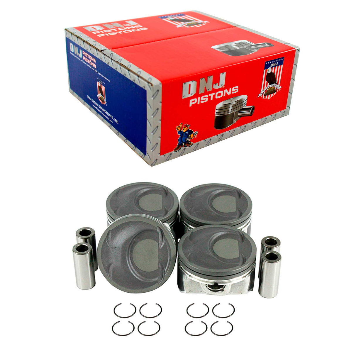 Piston Set 2010-2017 Hyundai,Kia 2.4L (Oversizes Available)