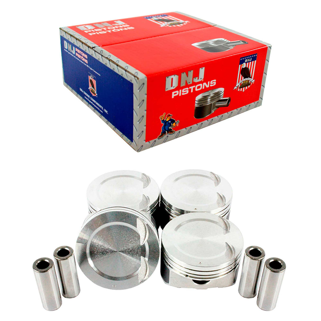 Piston Set 2010-2011 Kia 1.6L (Oversizes Available)