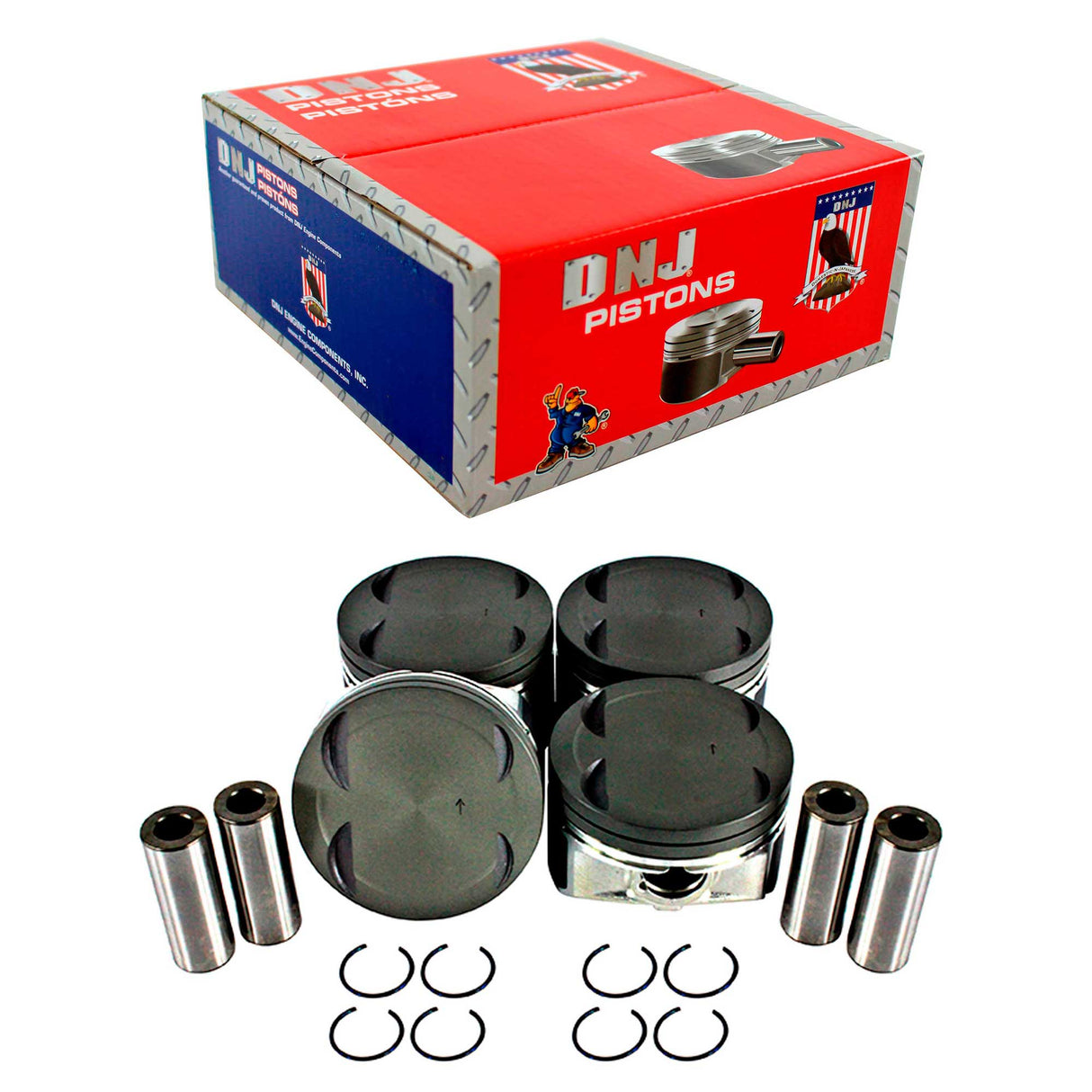 Piston Set 2010-2012 Hyundai 2.0L (Oversizes Available)