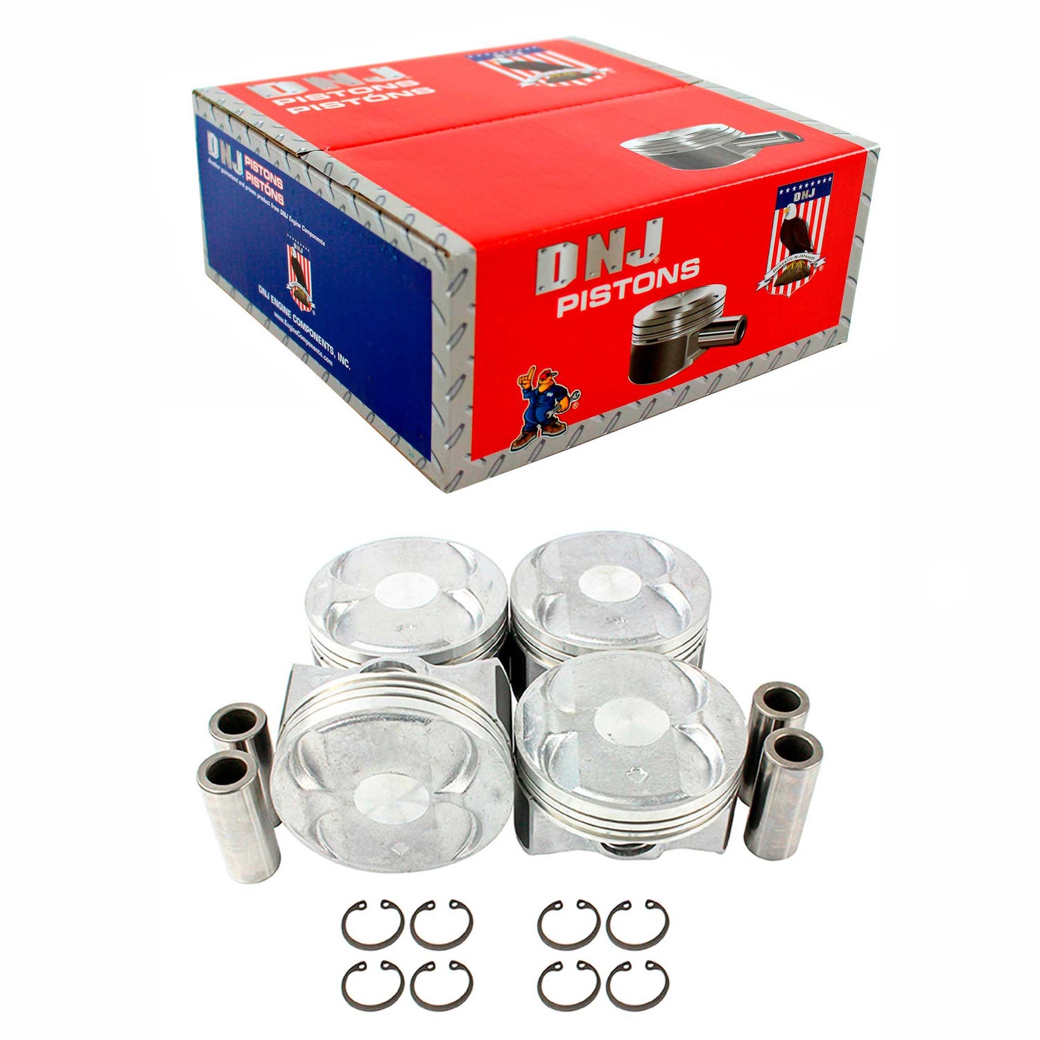 Piston Set (Oversizes Available) 2009-2012 Acura 2.4L