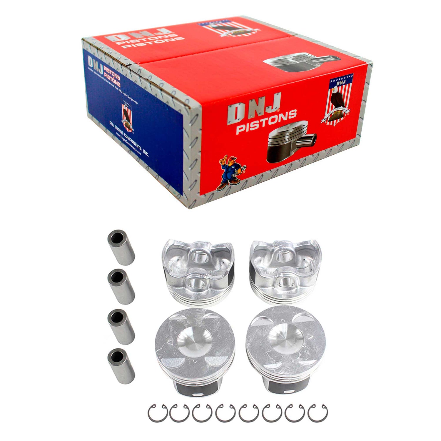 Piston Set 2006-2011 Honda 1.8L (Oversizes Available)