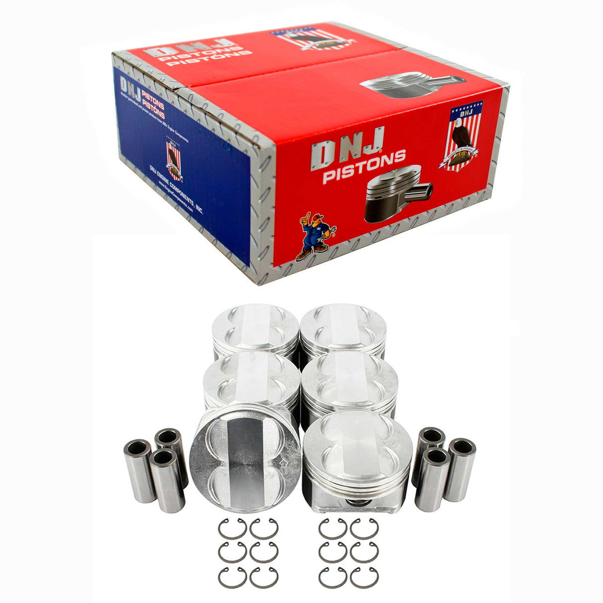 Piston Set (Oversizes Available) 2004-2008 Acura 3.2L