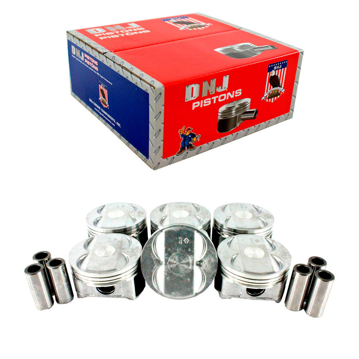 Piston Set (Oversizes Available) 2005-2008 Acura 3.5L