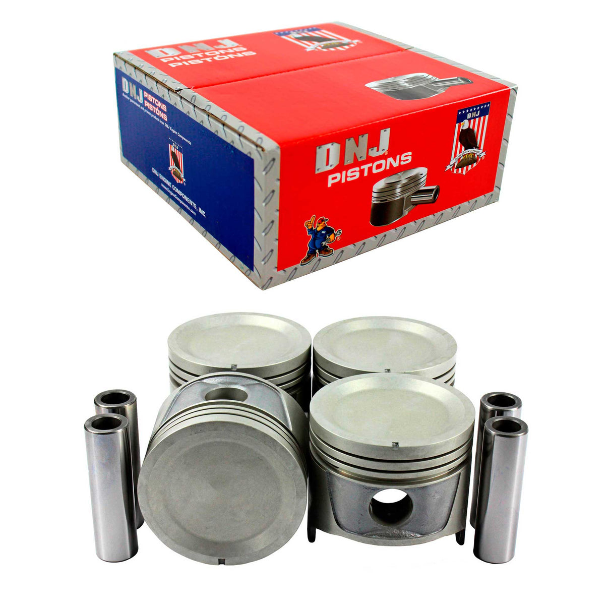 Piston Set 1986-1995 Isuzu 2.3L (Oversizes Available)