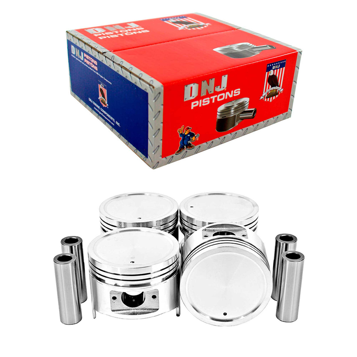 Piston Set 1988-1992 Isuzu 2.6L (Oversizes Available)