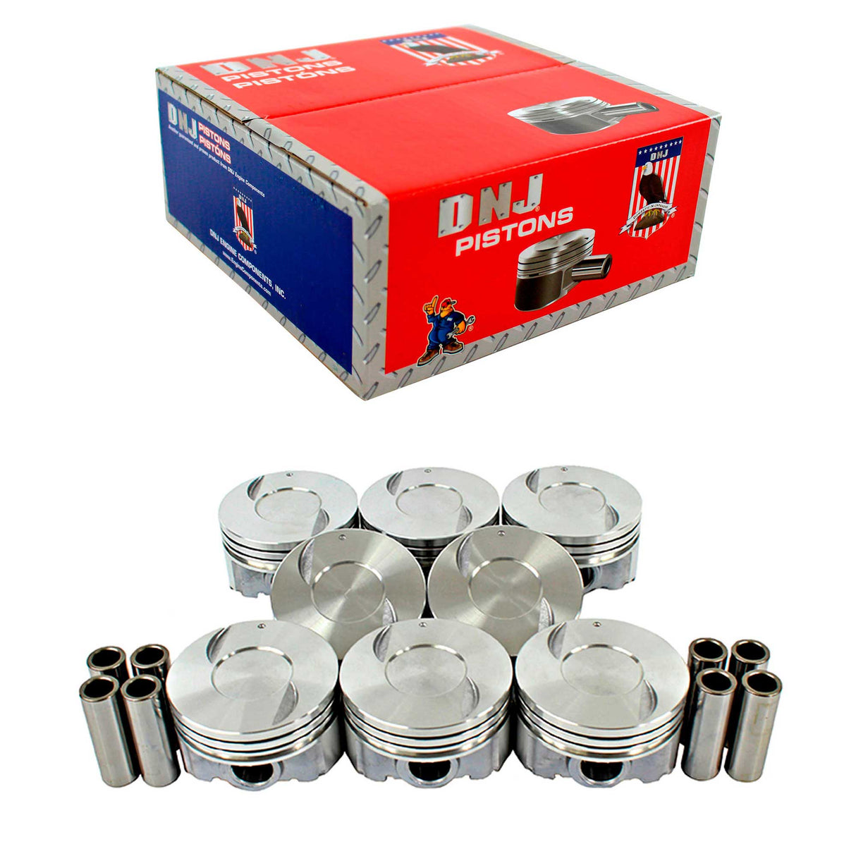 Standard size Complete Piston Set 1991-2000 Chevrolet 7.4L (Oversizes Available)