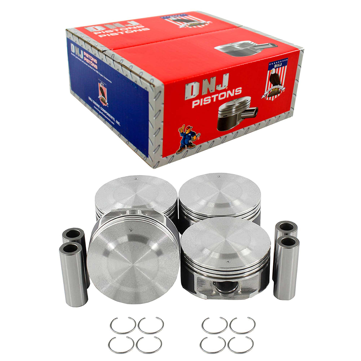 Piston Set 2004-2006 Chevrolet,GMC,Isuzu 2.8L (Oversizes Available)