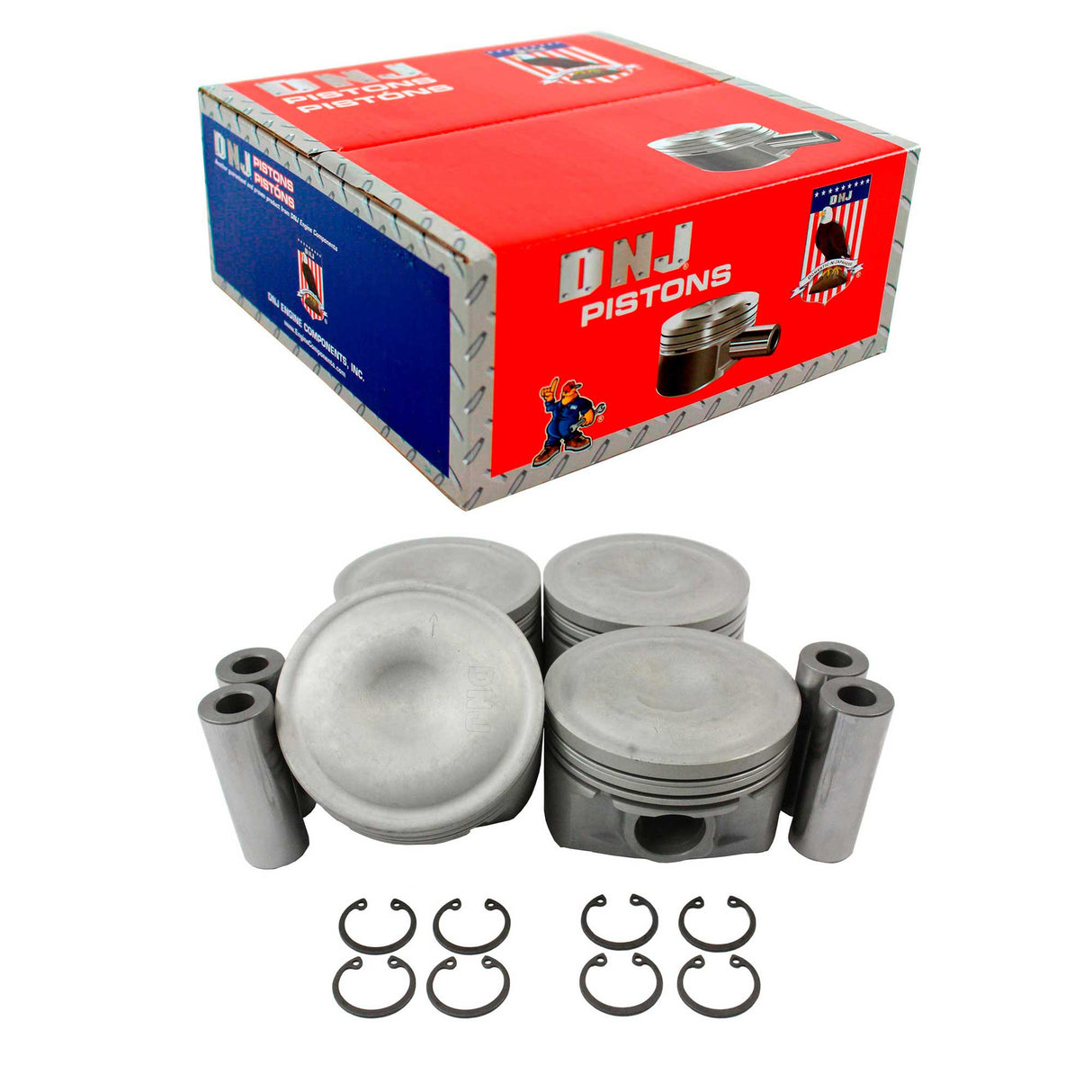 Piston Set 2003-2007 Chevrolet,Saab,Saturn 2.0L (Oversizes Available)