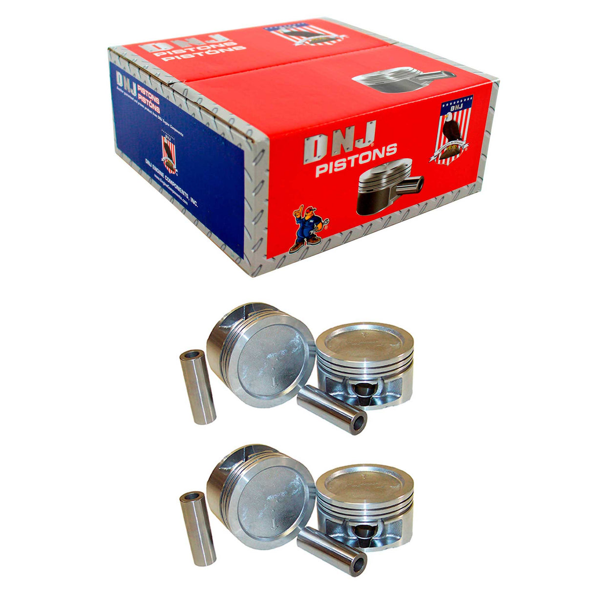 Piston Set 1987-1991 Buick,Oldsmobile,Pontiac 2.0L (Oversizes Available)