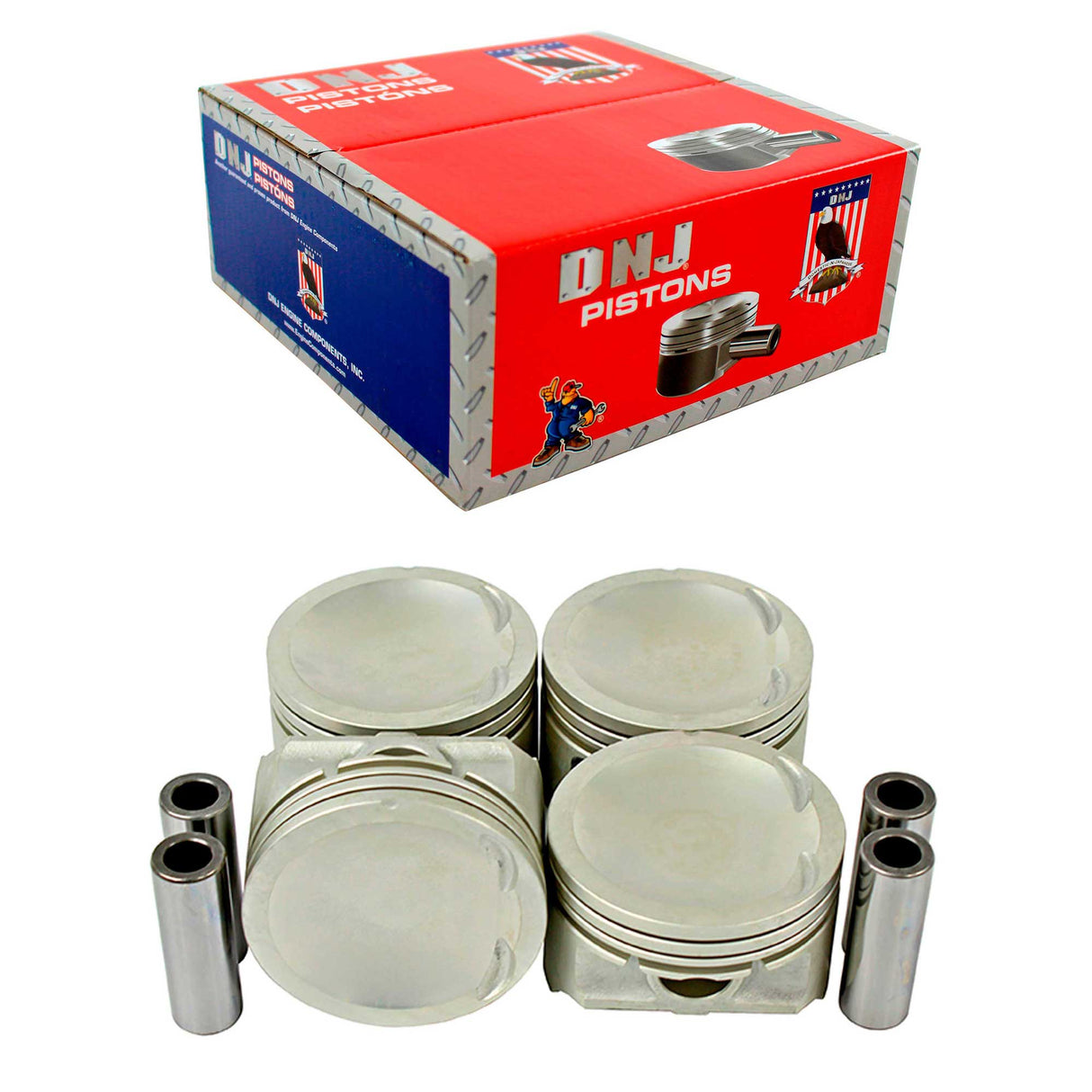 Piston Set 1998-2002 Daewoo,Isuzu 2.2L (Oversizes Available)