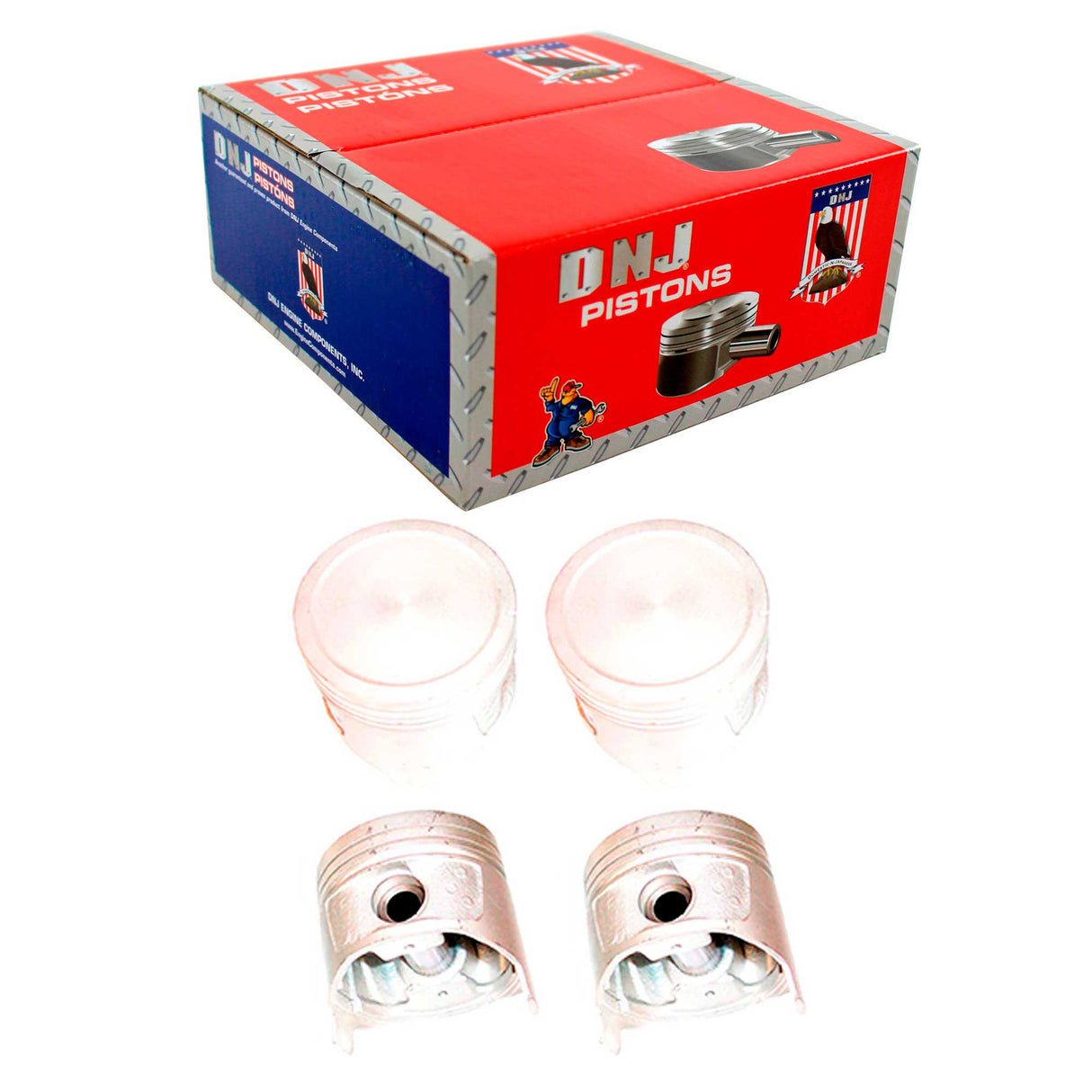 Piston Set 1981-1985 Chevrolet,Isuzu 1.8L (Oversizes Available)