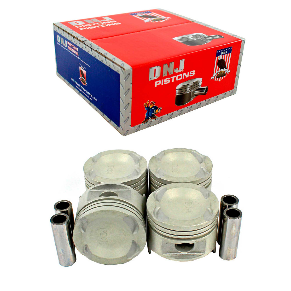 Piston Set for 1988-1992 Ford 2.2L (Oversizes Available)