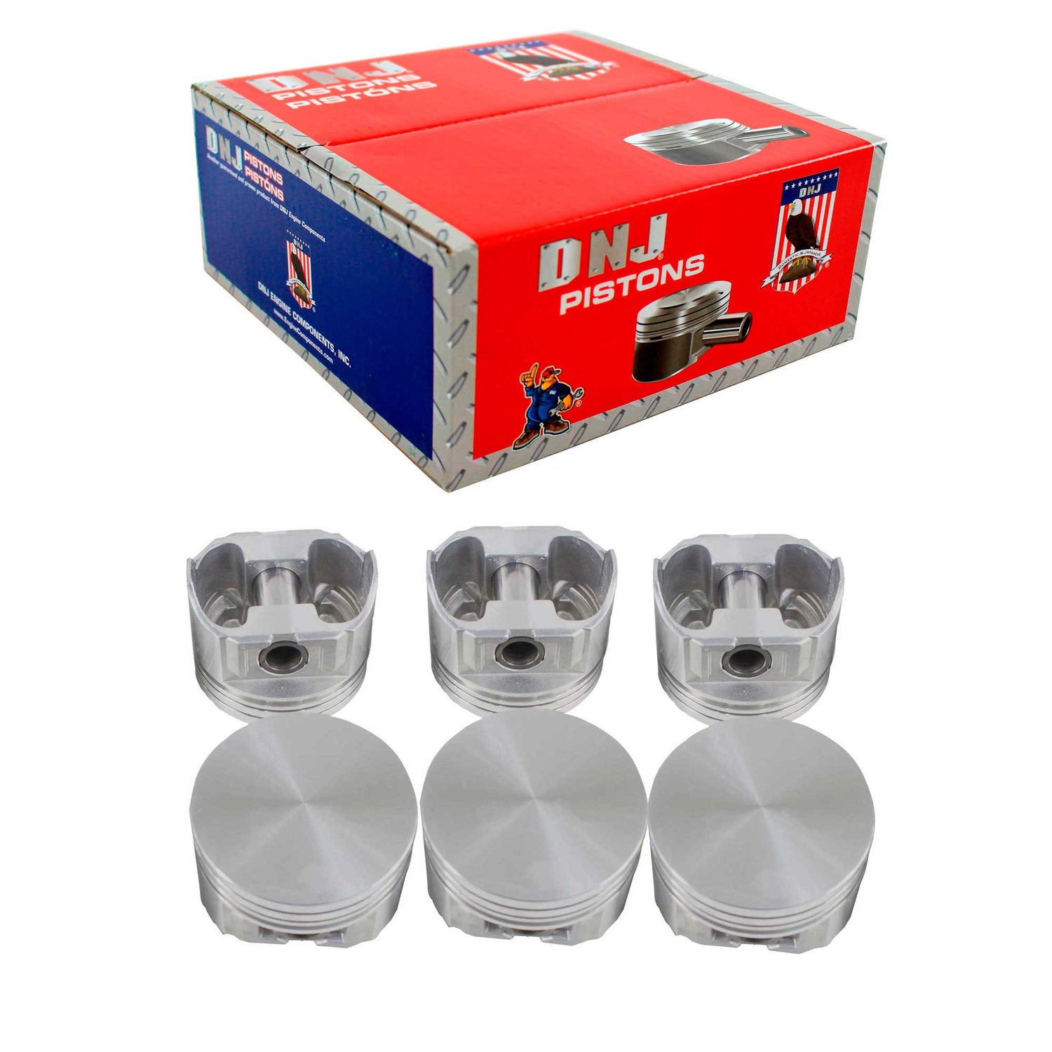 Piston Set 1991-2002 Ford,Mazda,Mercury 3.0L (Oversizes Available)