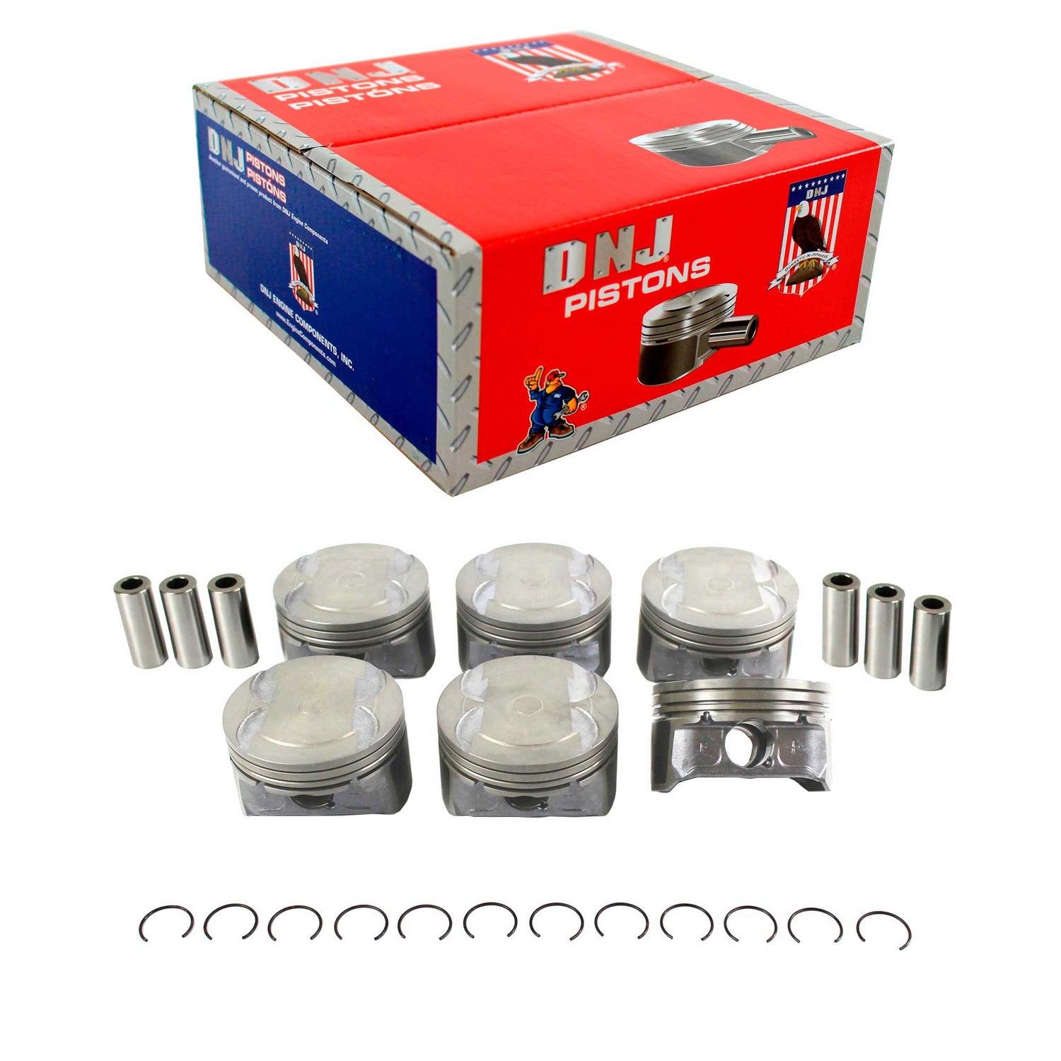 Piston Set 2007-2012 Ford,Lincoln,Mercury 3.5L (Oversizes Available)
