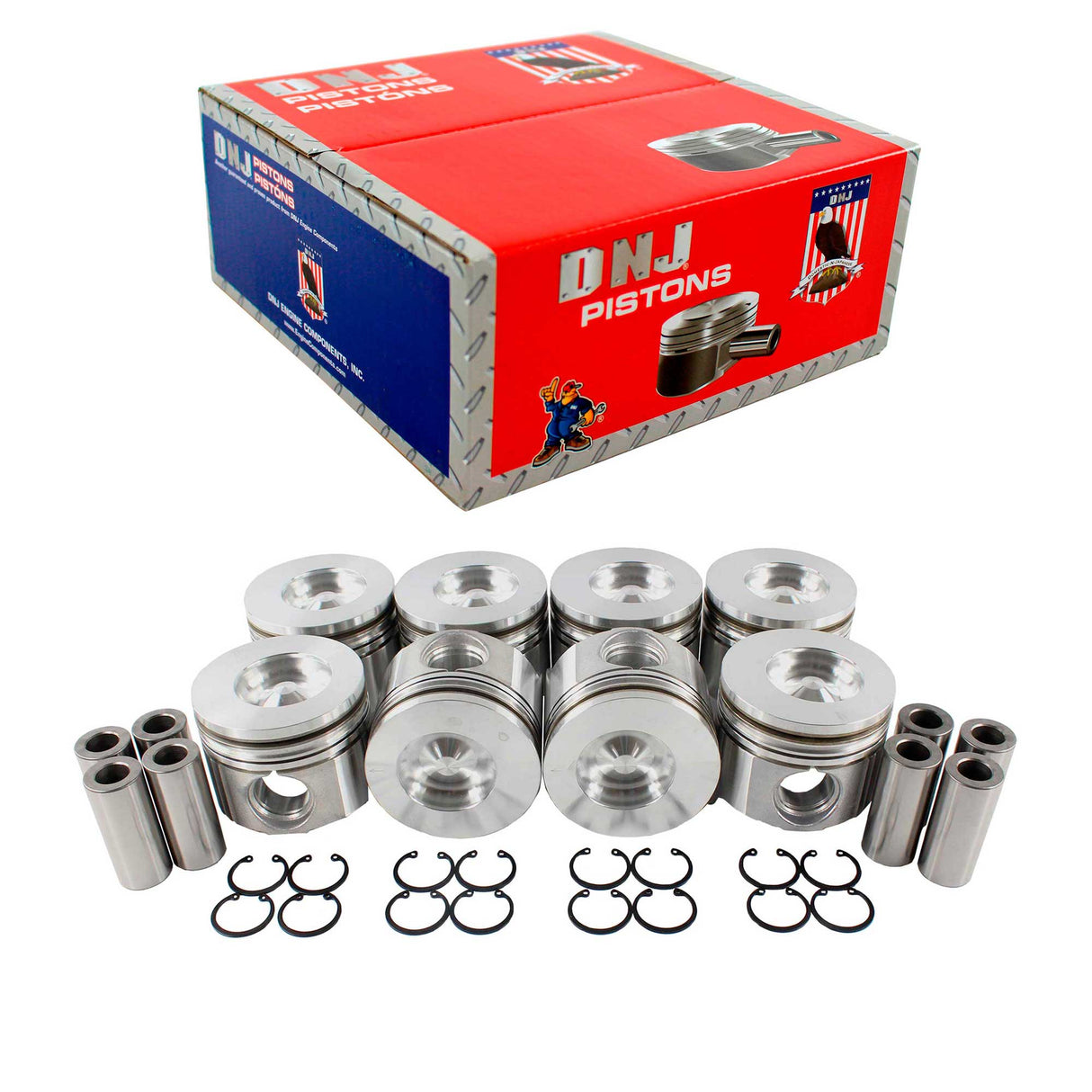 Piston Set (Oversizes Available) 1994-2003 Ford 7.3L